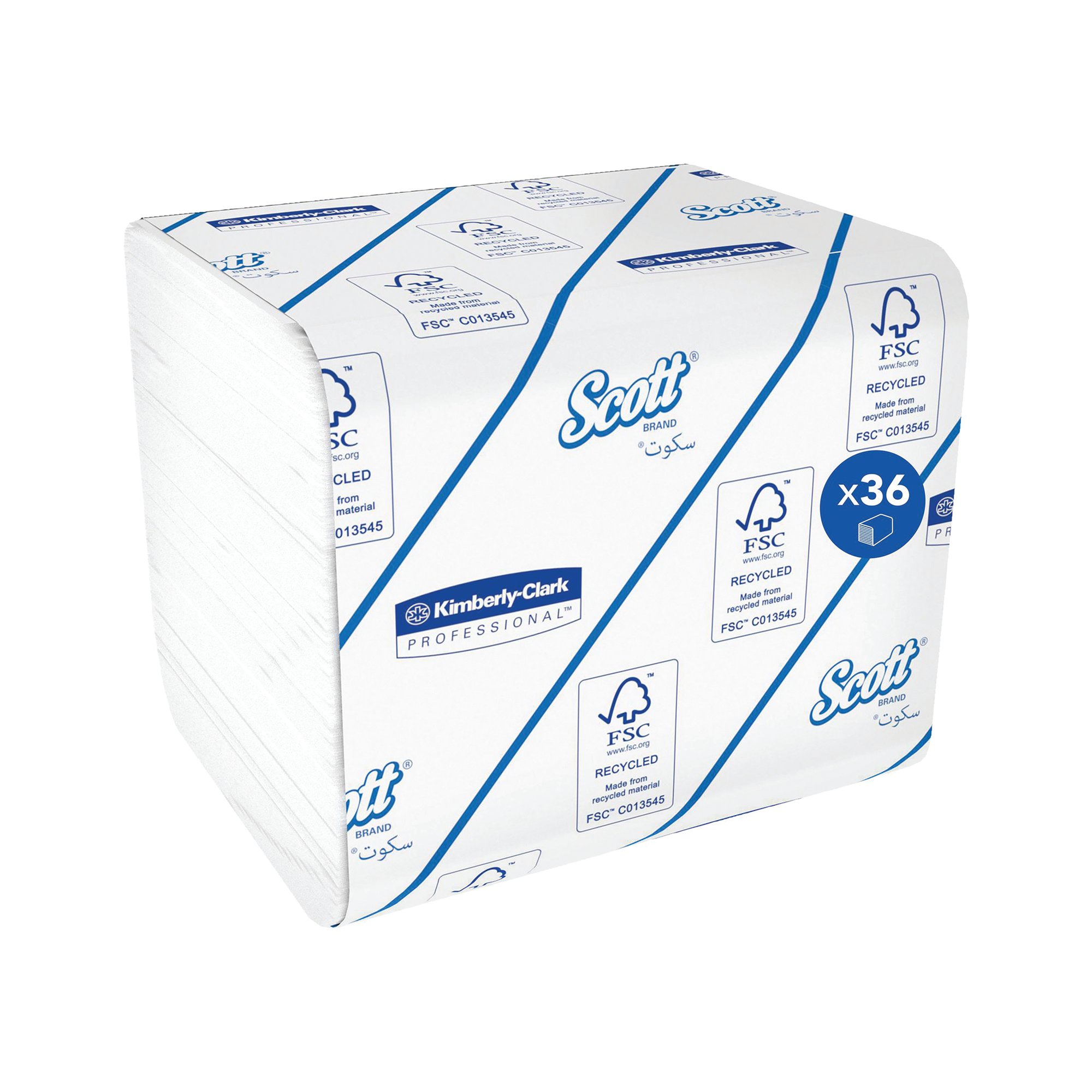 SCOTT TOILET TISSUE BULK PACK 250X36