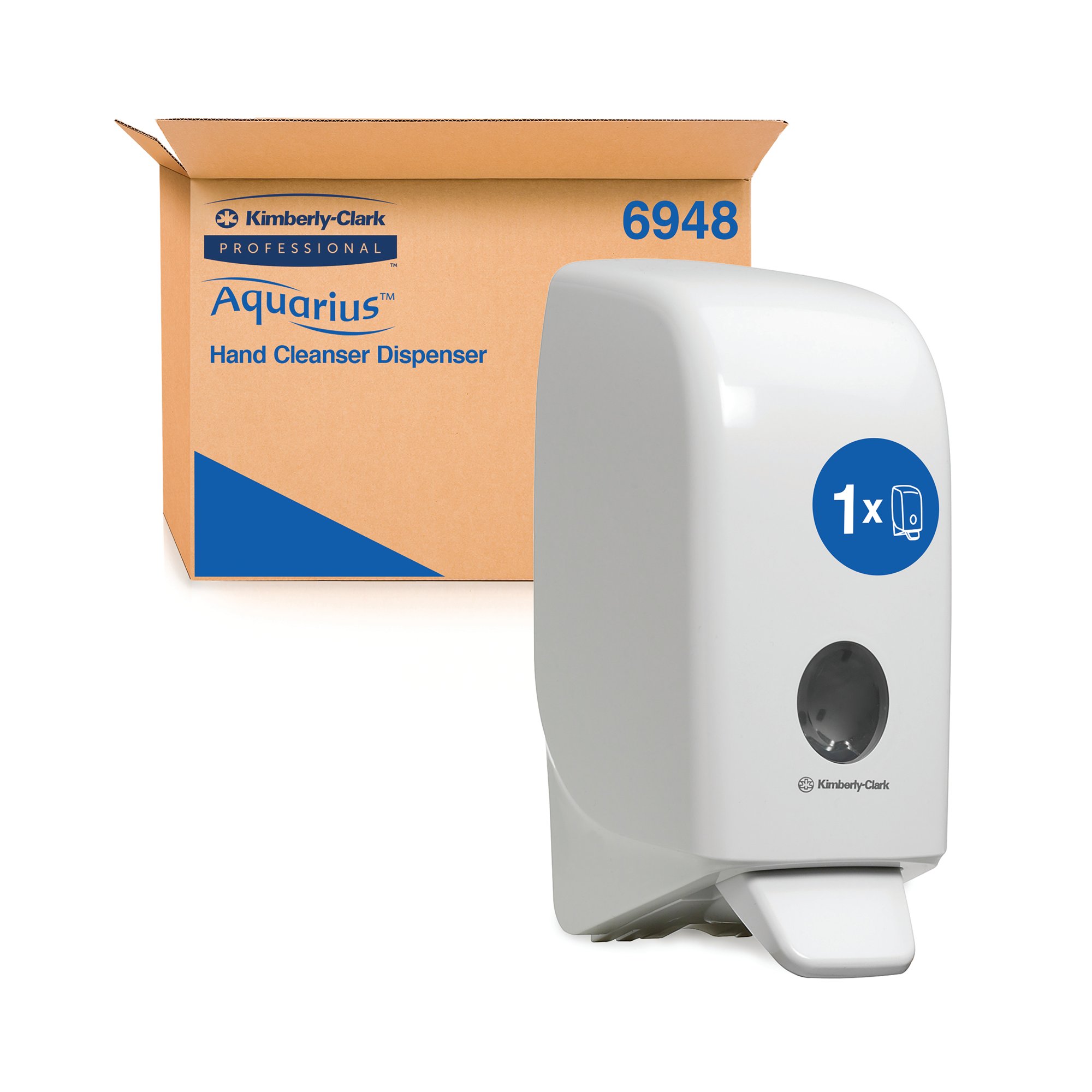 AQUARIUS HND SOAP DISPENSER WHT 6948
