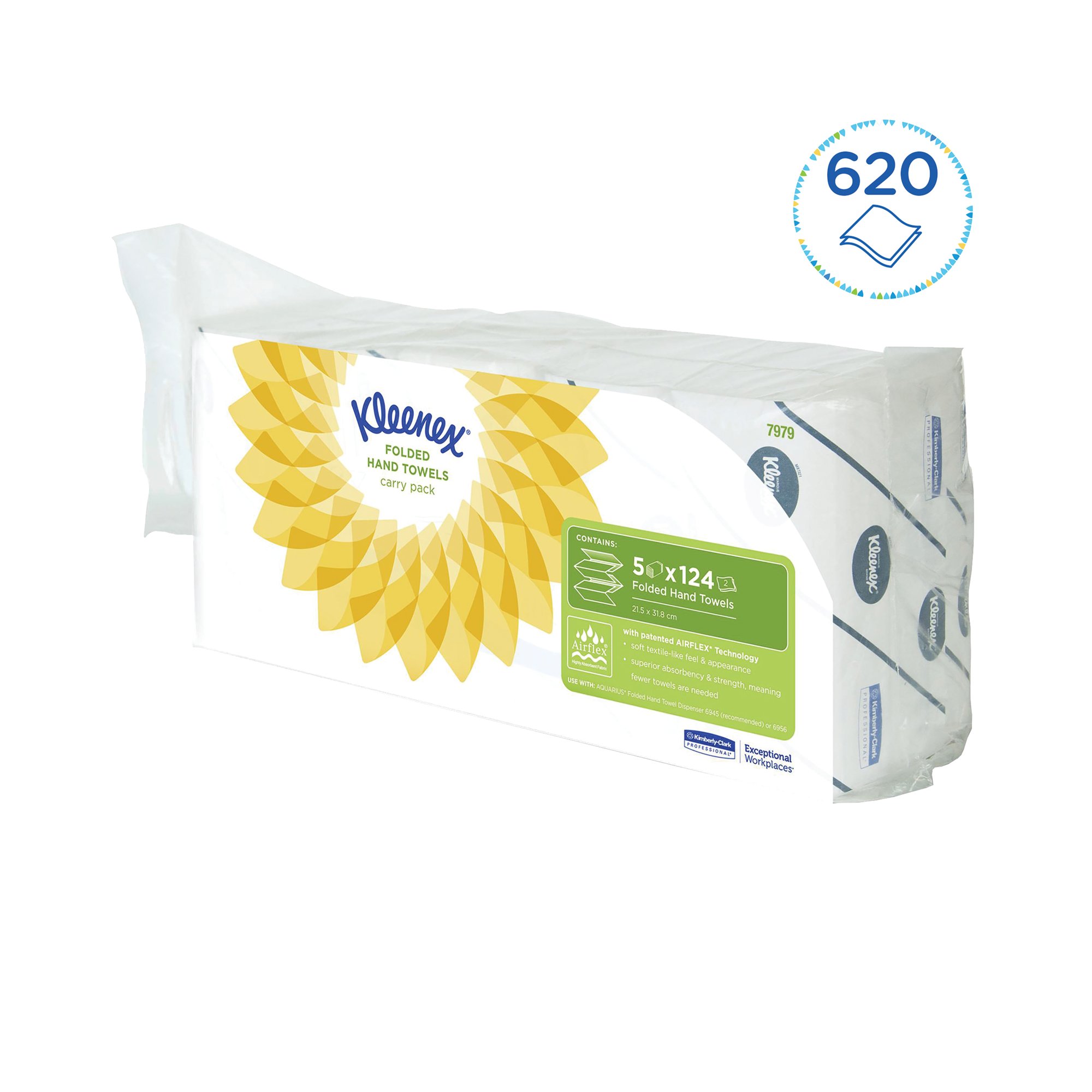 KLEENEX WHITE ULTRA HAND TOWEL PK5