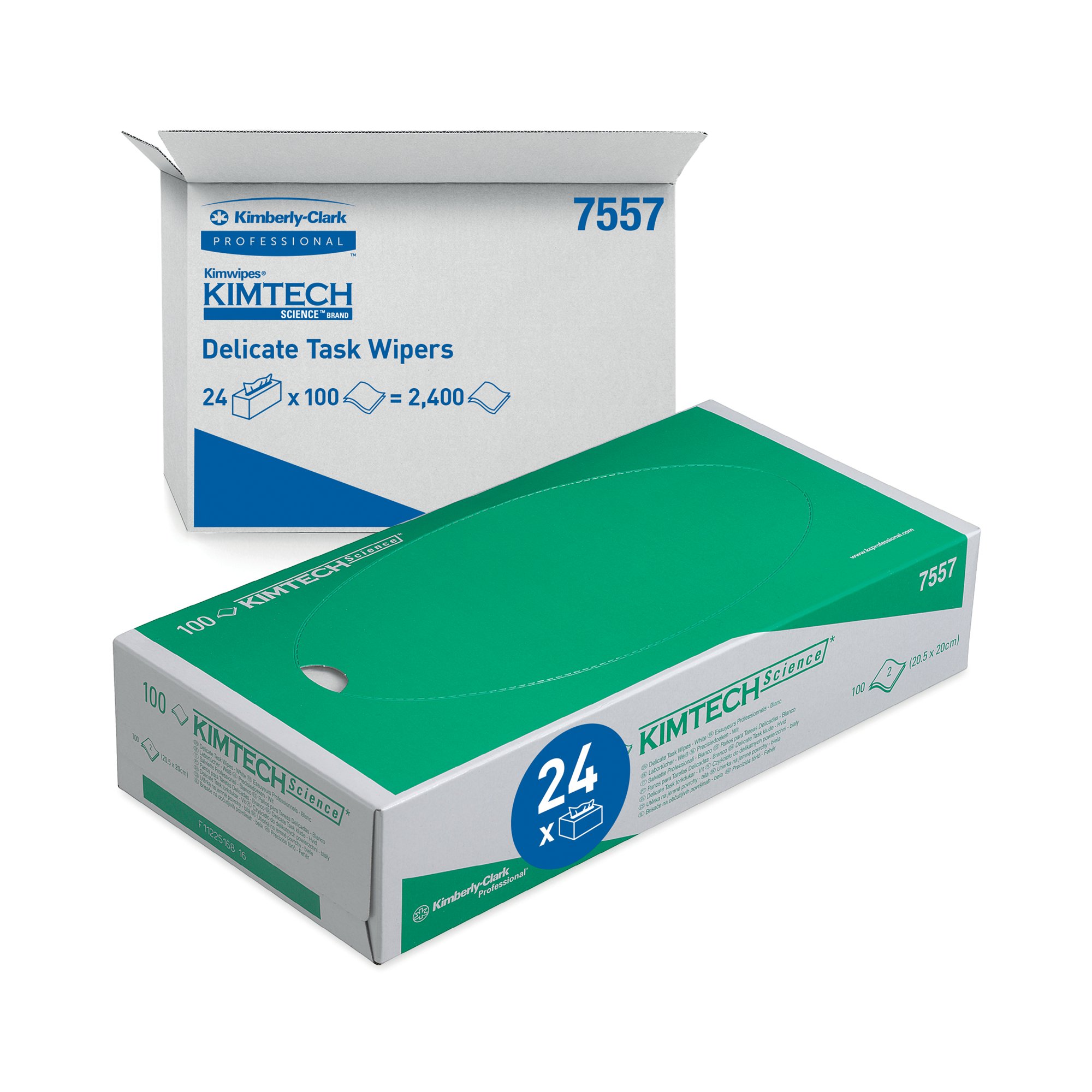KIMTECH DELICATE TASK WIPES WHT PK24