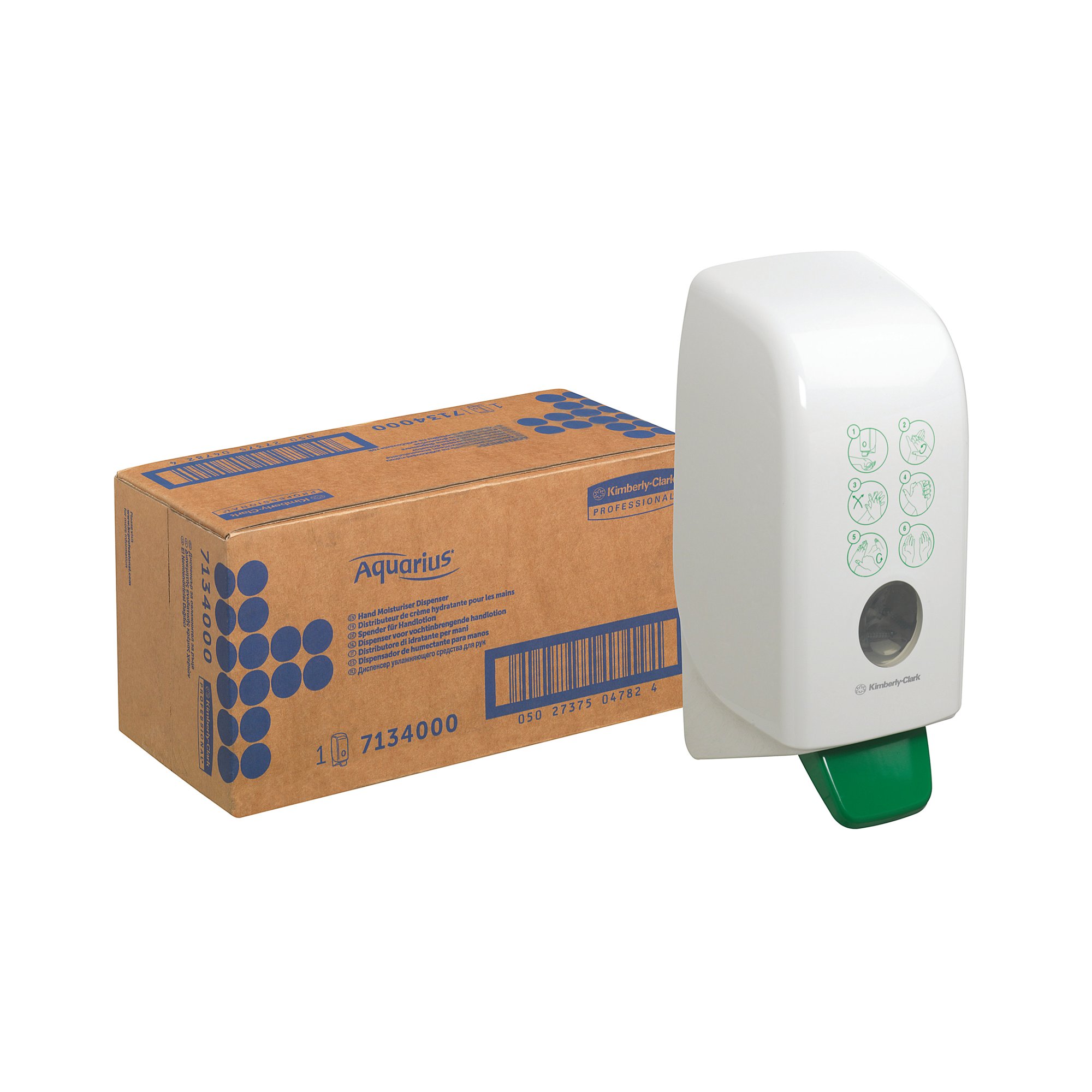 AQUARIUS HAND MSTRS DISPENSER 1L WHT