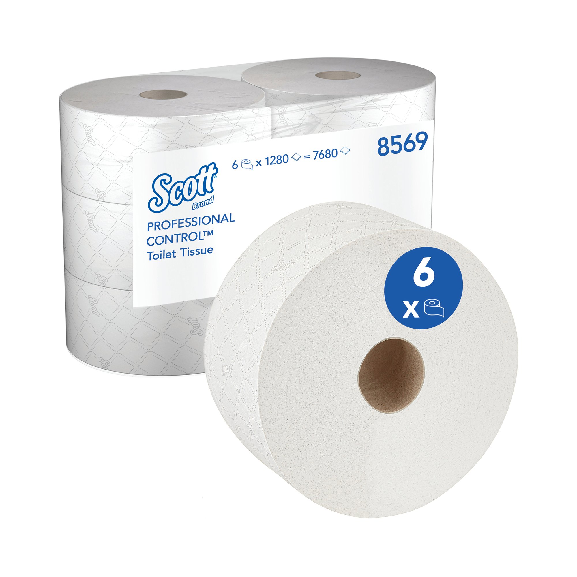 SCOTT CONTROL TOILET TISSUE PK6