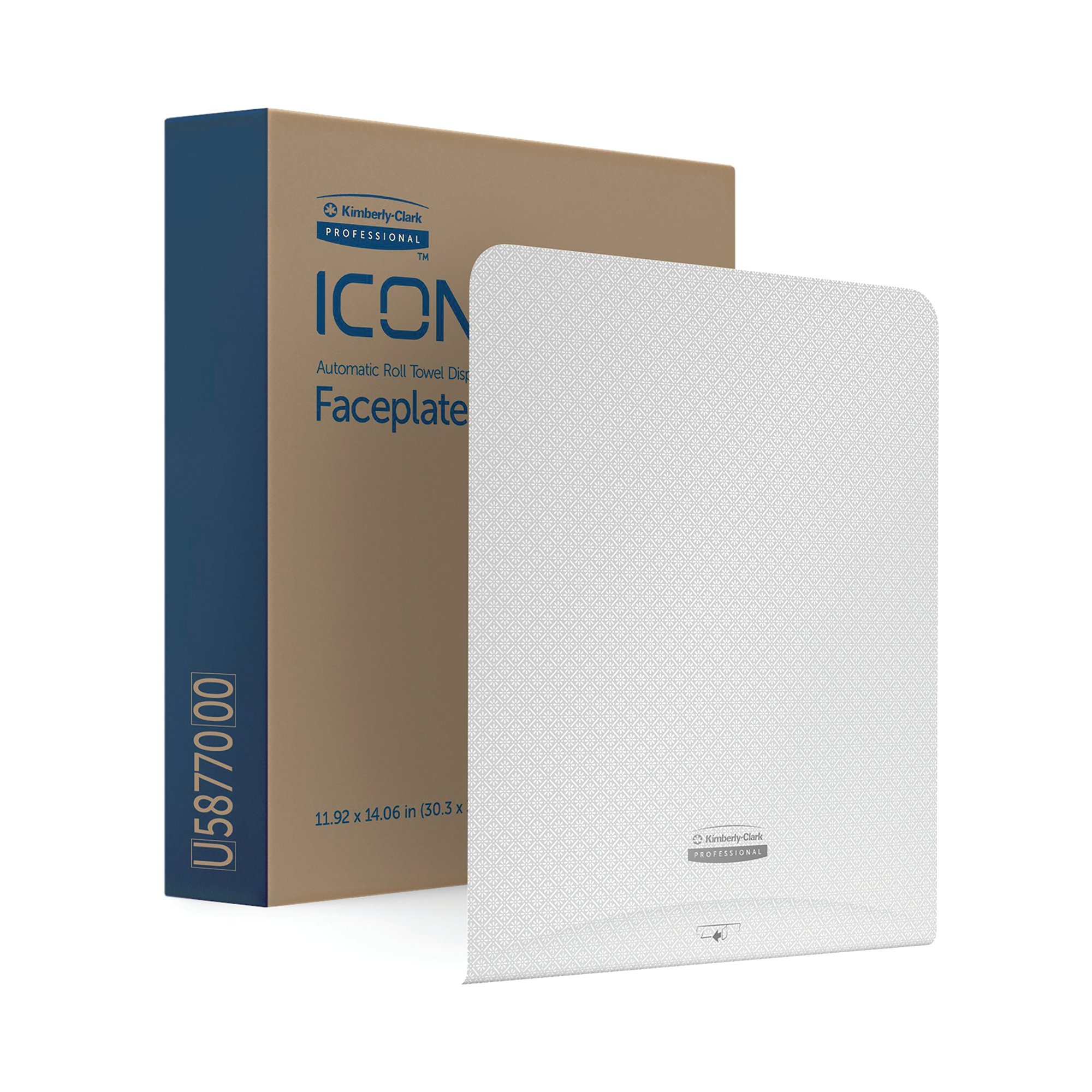 KC ICON F/PLT AUTO RLL TWL DISP WHT