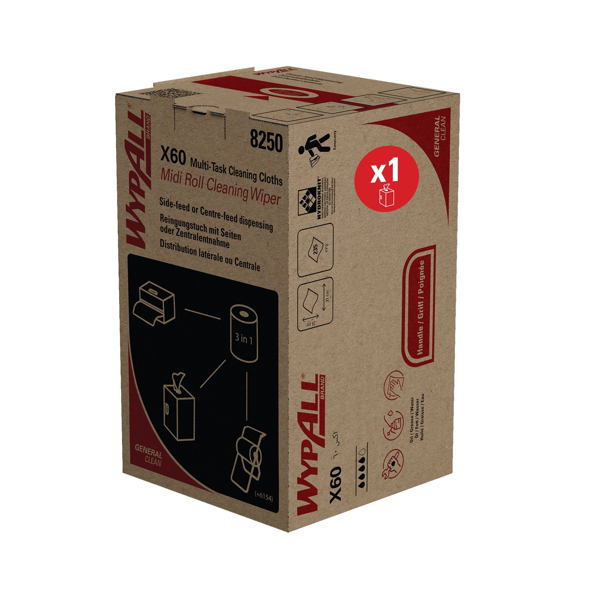 WYPALL X60 GEN CLEAN MIDI ROLL BLU