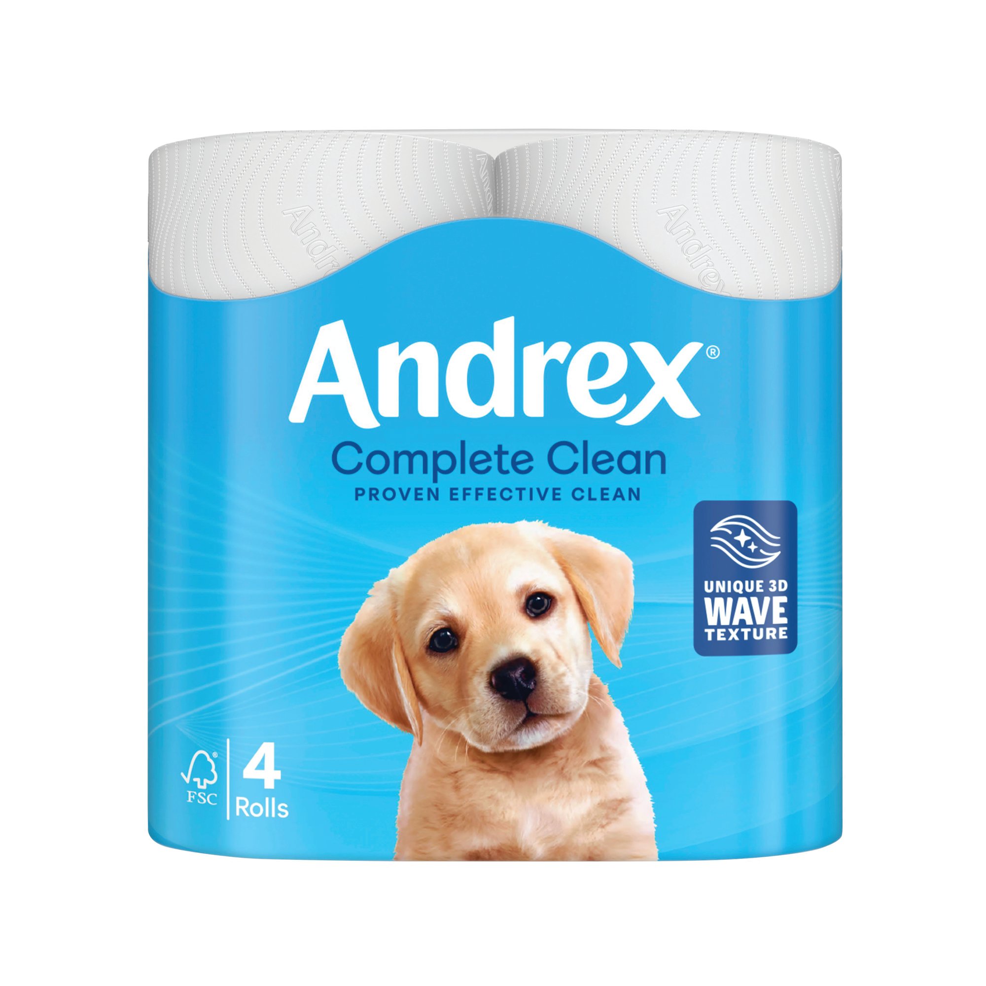 ANDREX COMP CLEAN TOILT ROLL 4X6 P24