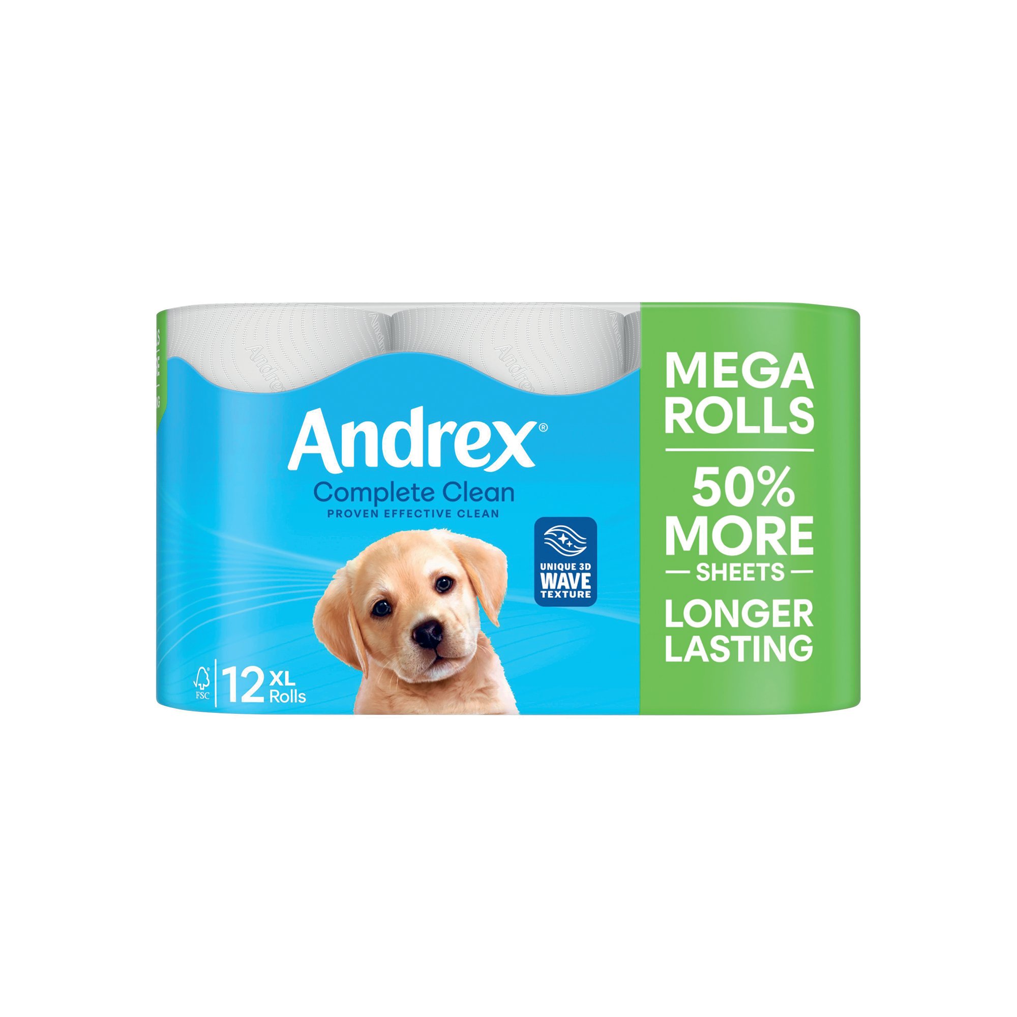 ANDREX COMPLETE CLEAN MEGA ROLL PK12