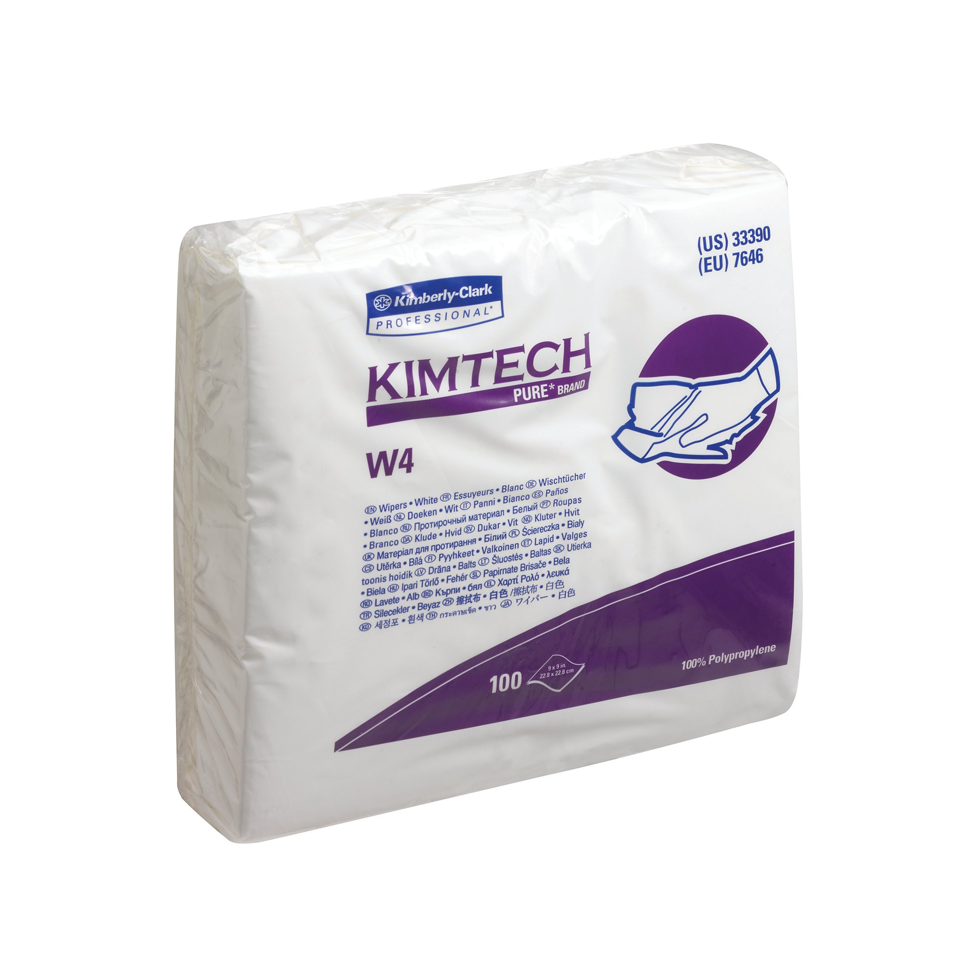 KIMTECH W4 PURE CLEANING WIPES PK5