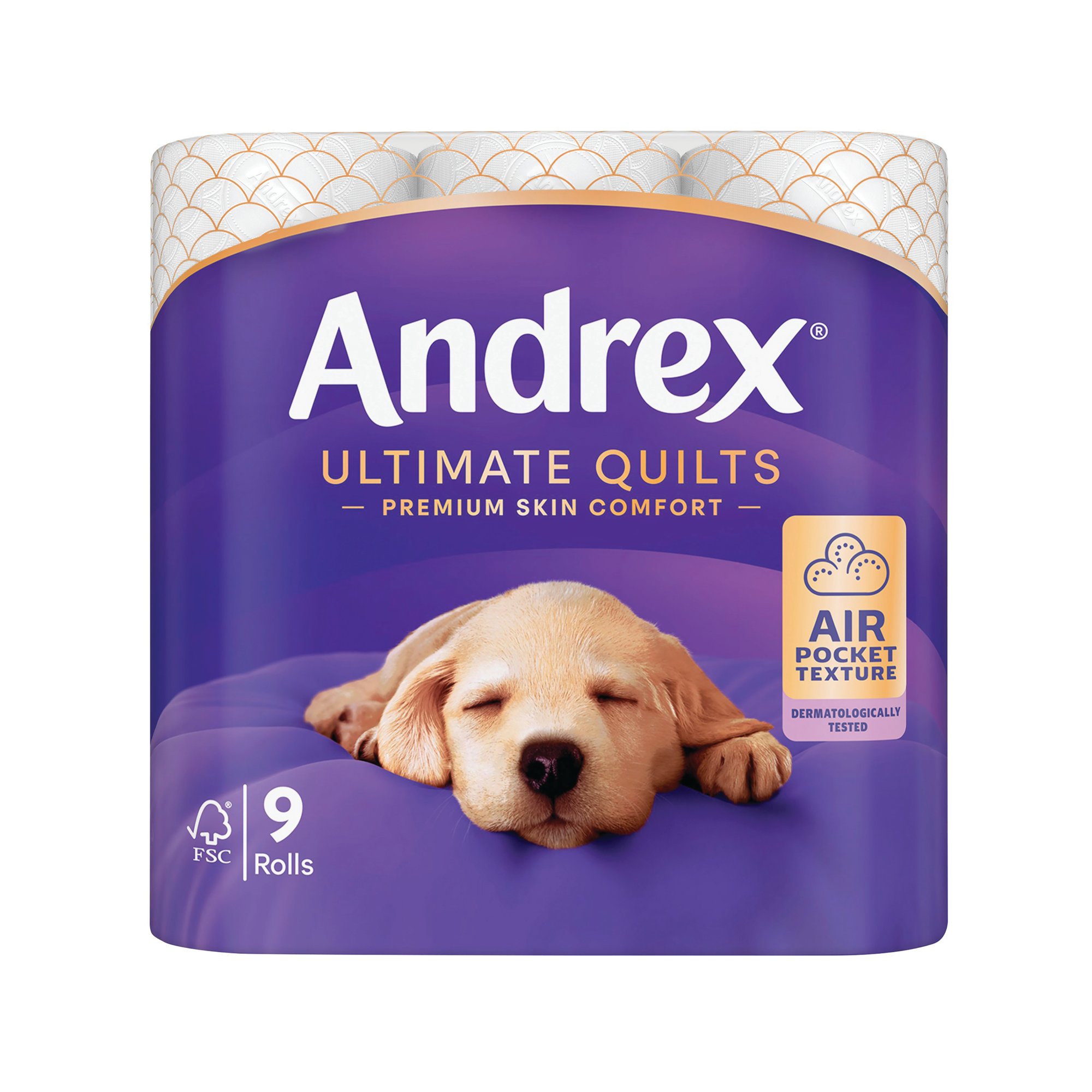 ANDREX ULTIMATE QUILTS WC ROLL PK9