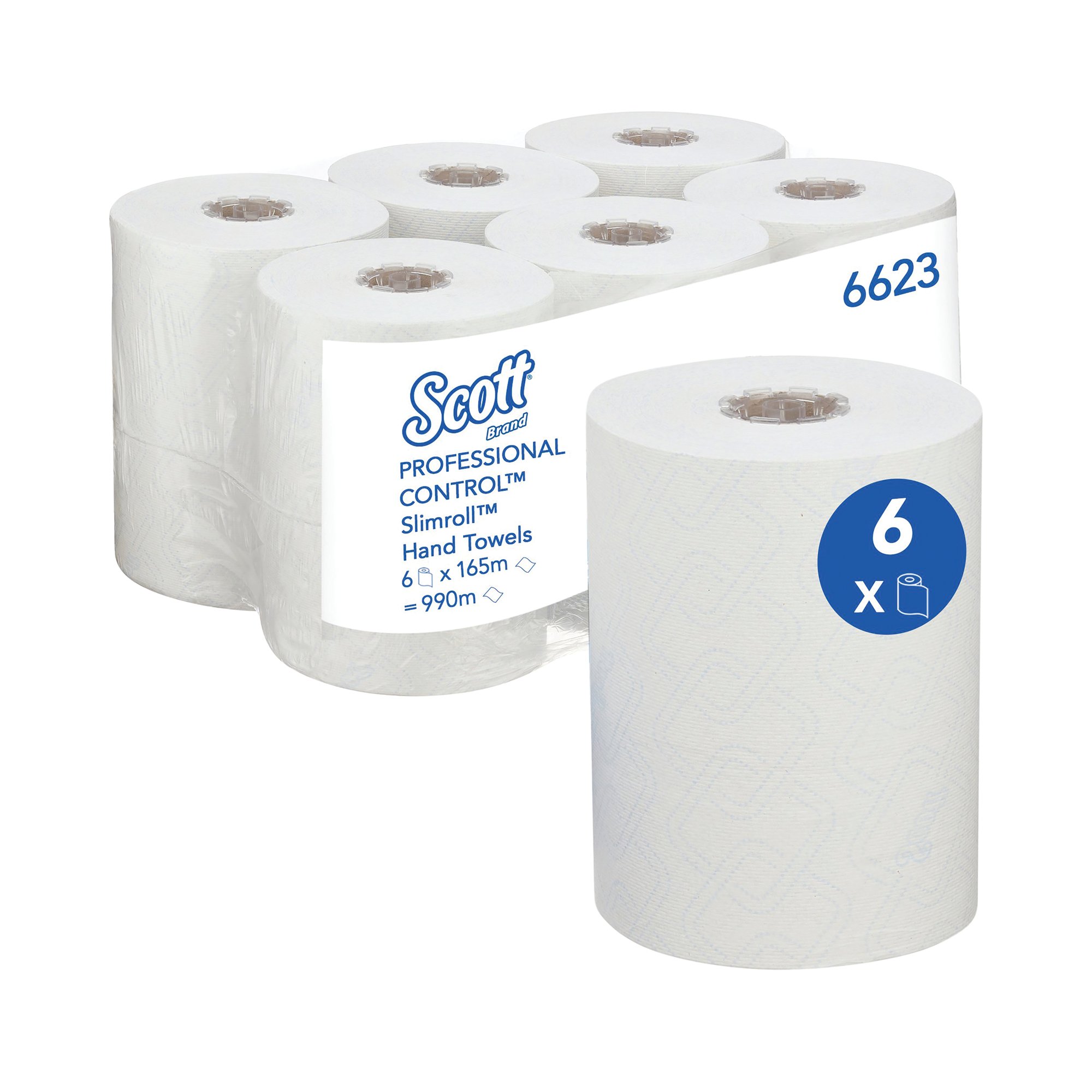 SCOTT CONTROL HAND TOWEL ROLLS PK6