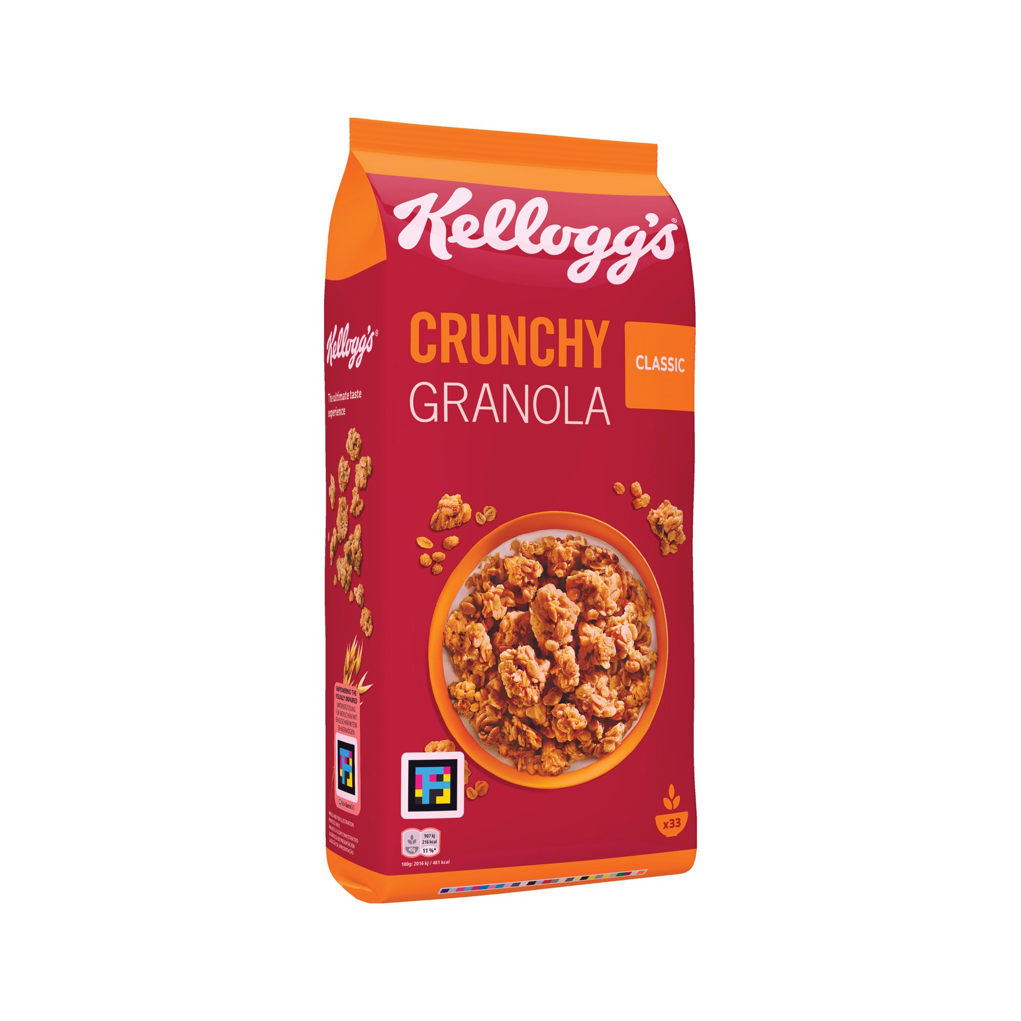 KELLOGGS CRUNCHY GRANOLA 1.5KG PK4