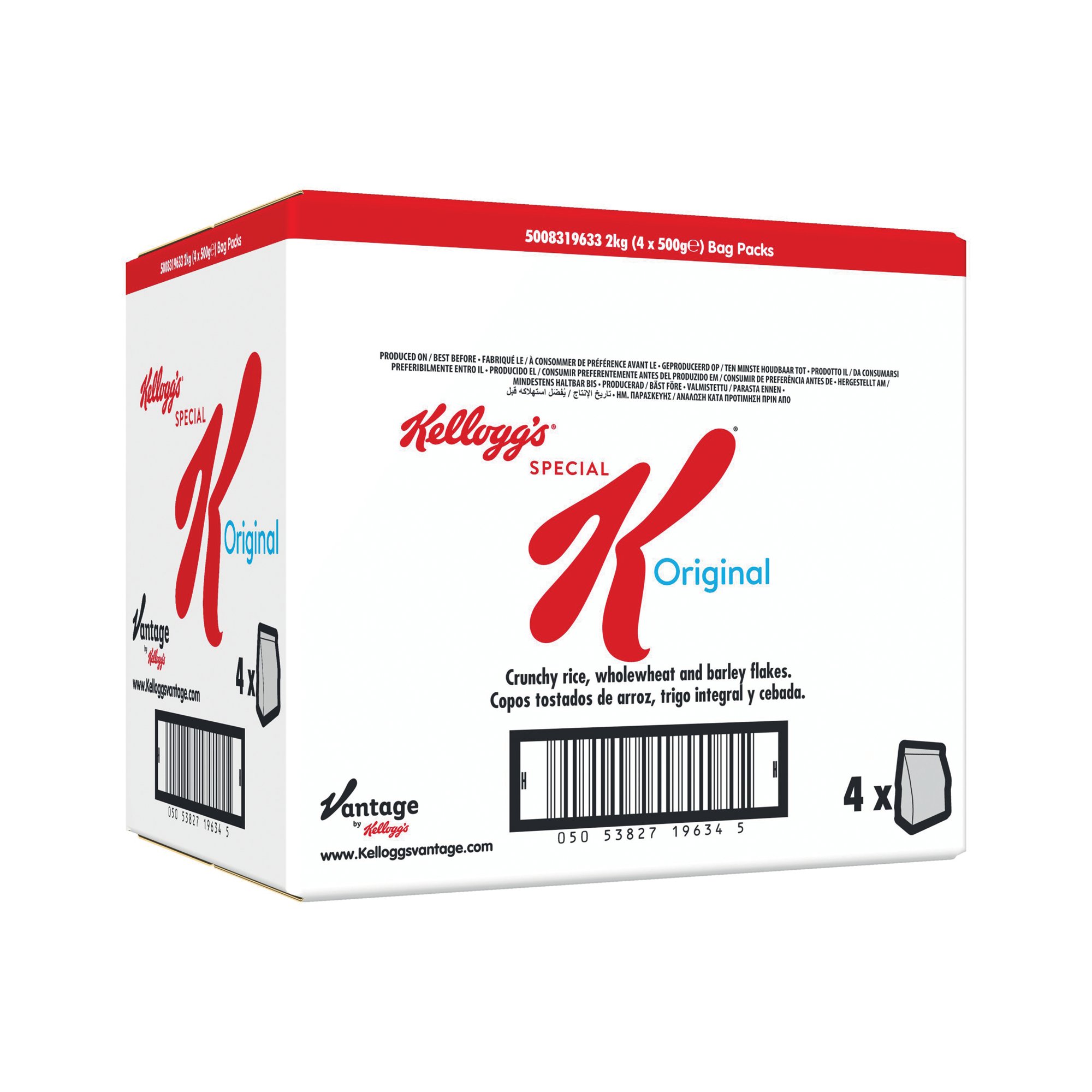 KELLOGGS SPECIAL K BAG 500G PK4