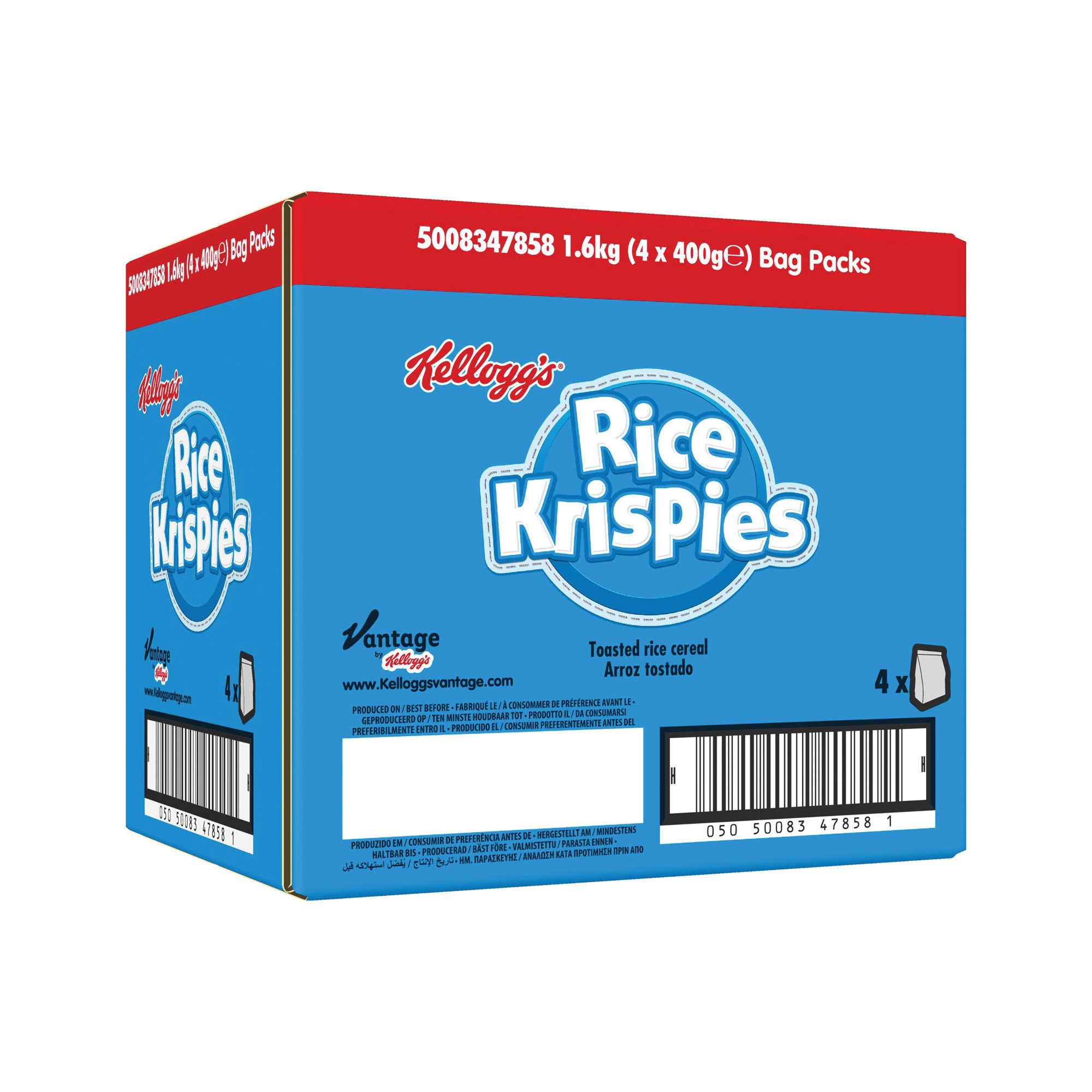 KELLOGGS RICE KRISPIES 400G PK4