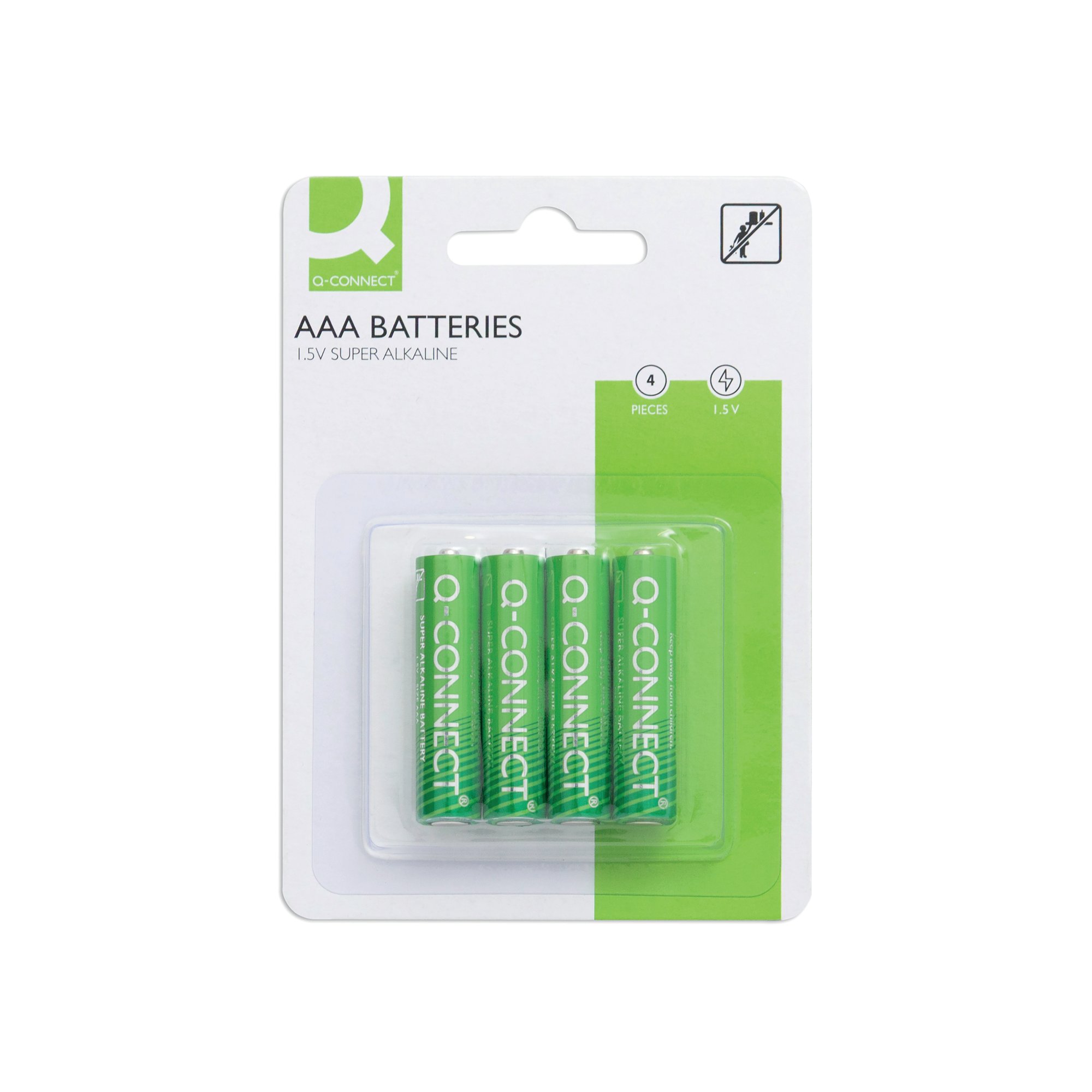 Q-CONNECT BATTERY AAA PACK 4