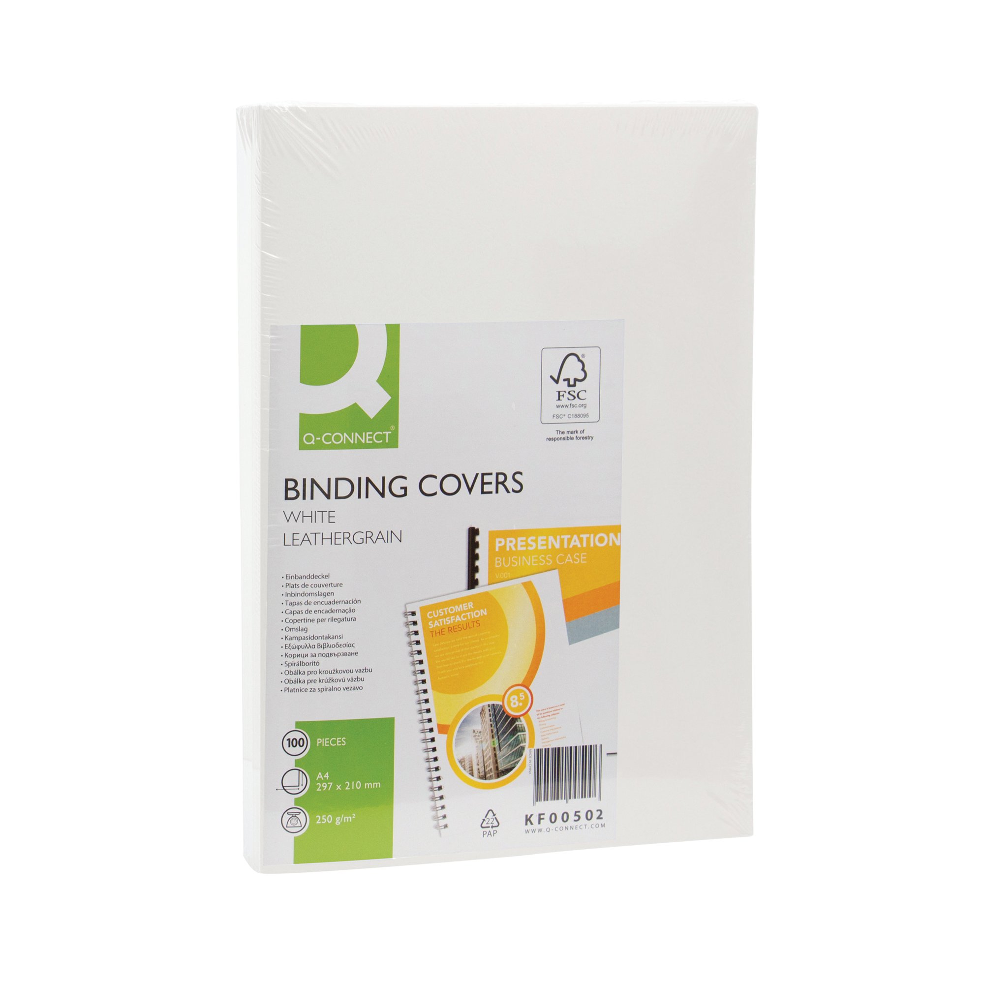 Q-CONNECT BINDING COMB COVERS PK100