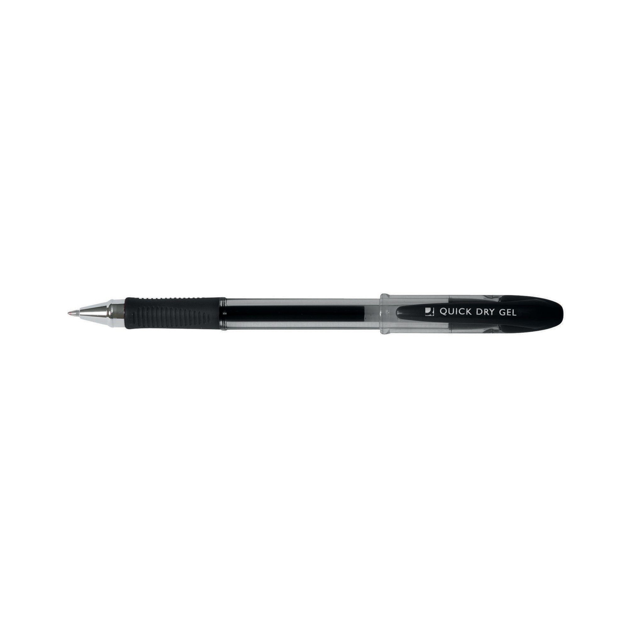 Q-CONNECT DELTA GEL PEN BLACK PK12