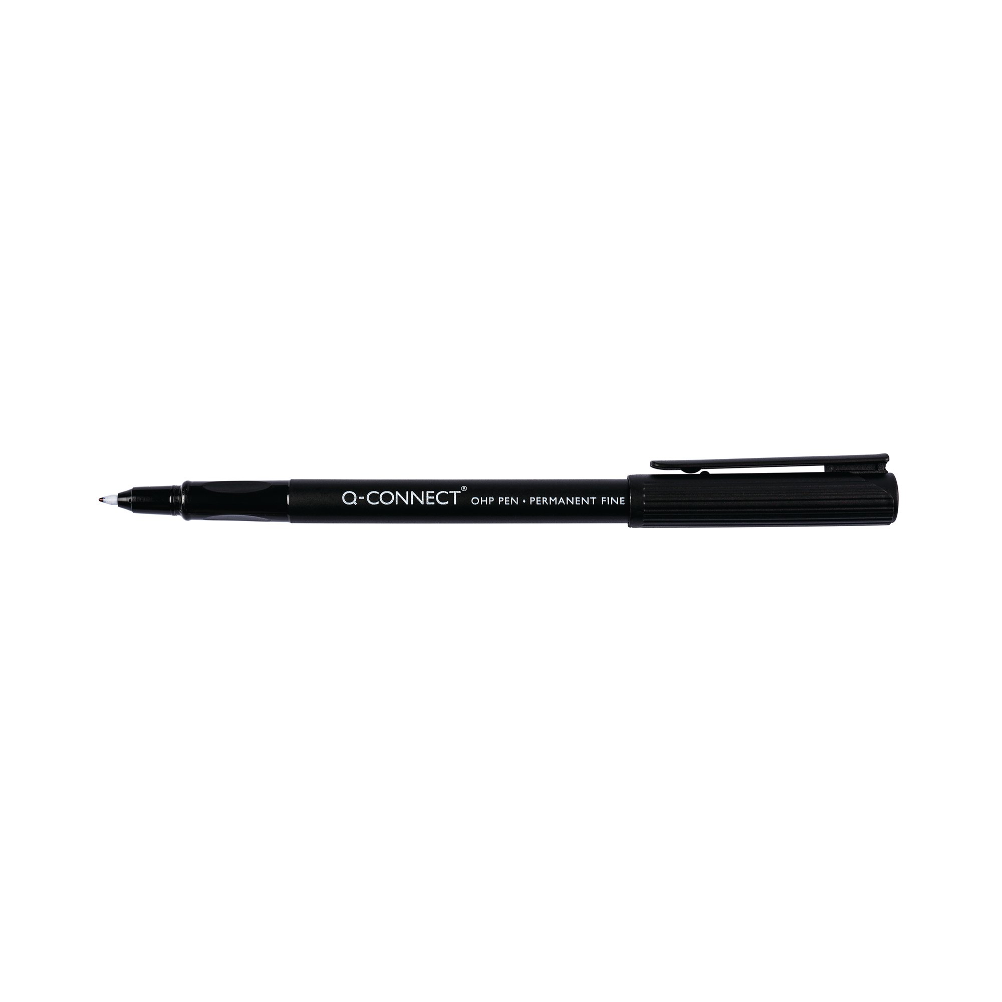 Q-CONNECT OHP PEN PERM FINE BLK PK10