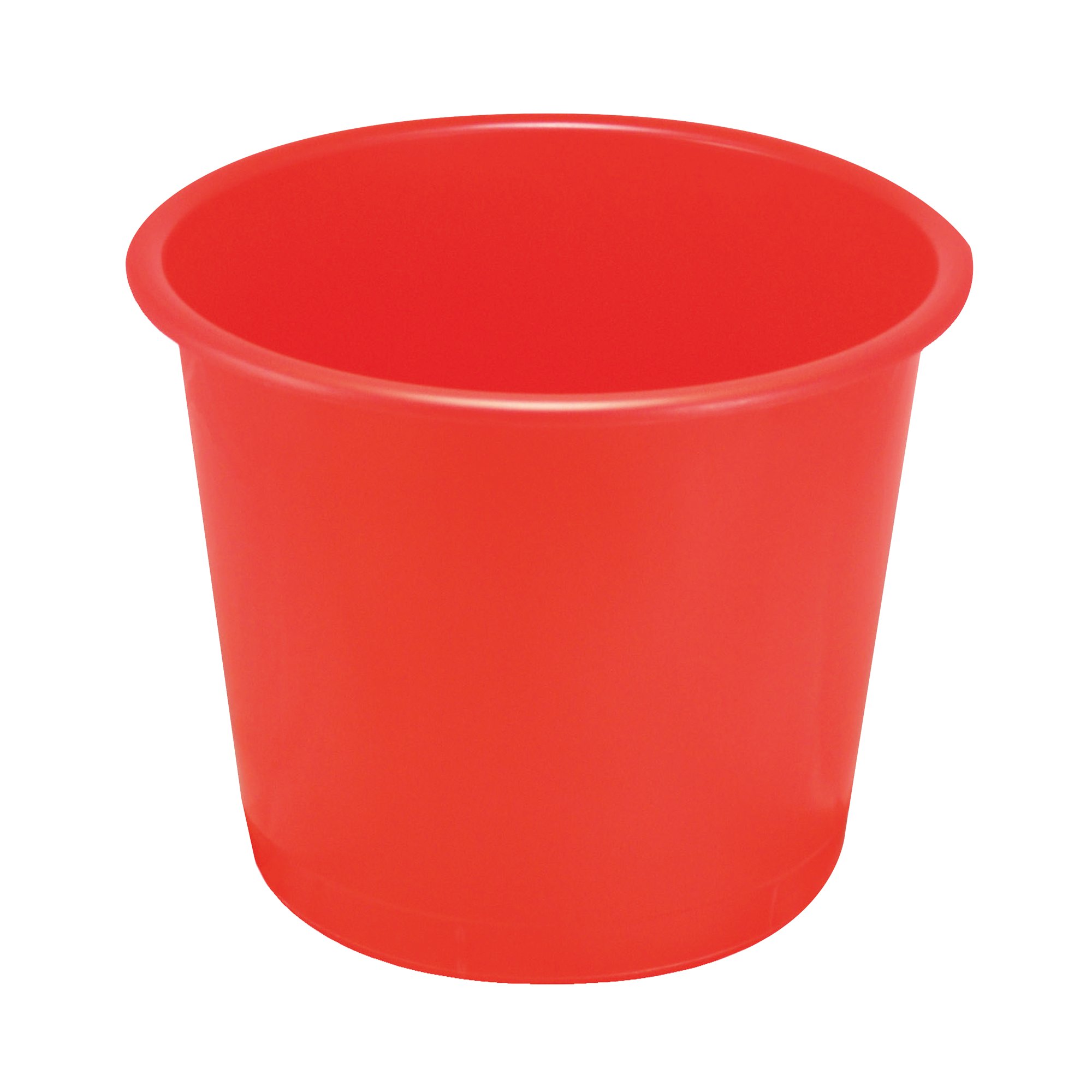Q-CONNECT PAPER BASKET 15 LITRE RED