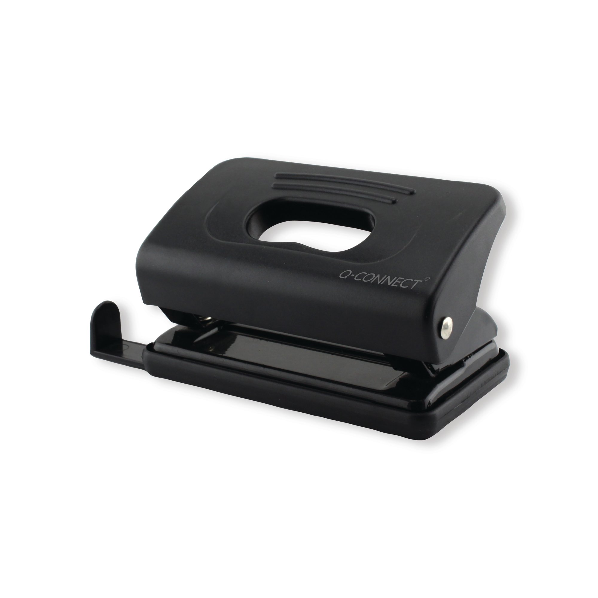 Q-CONNECT LIGHT DUTY HOLE PUNCH BLK
