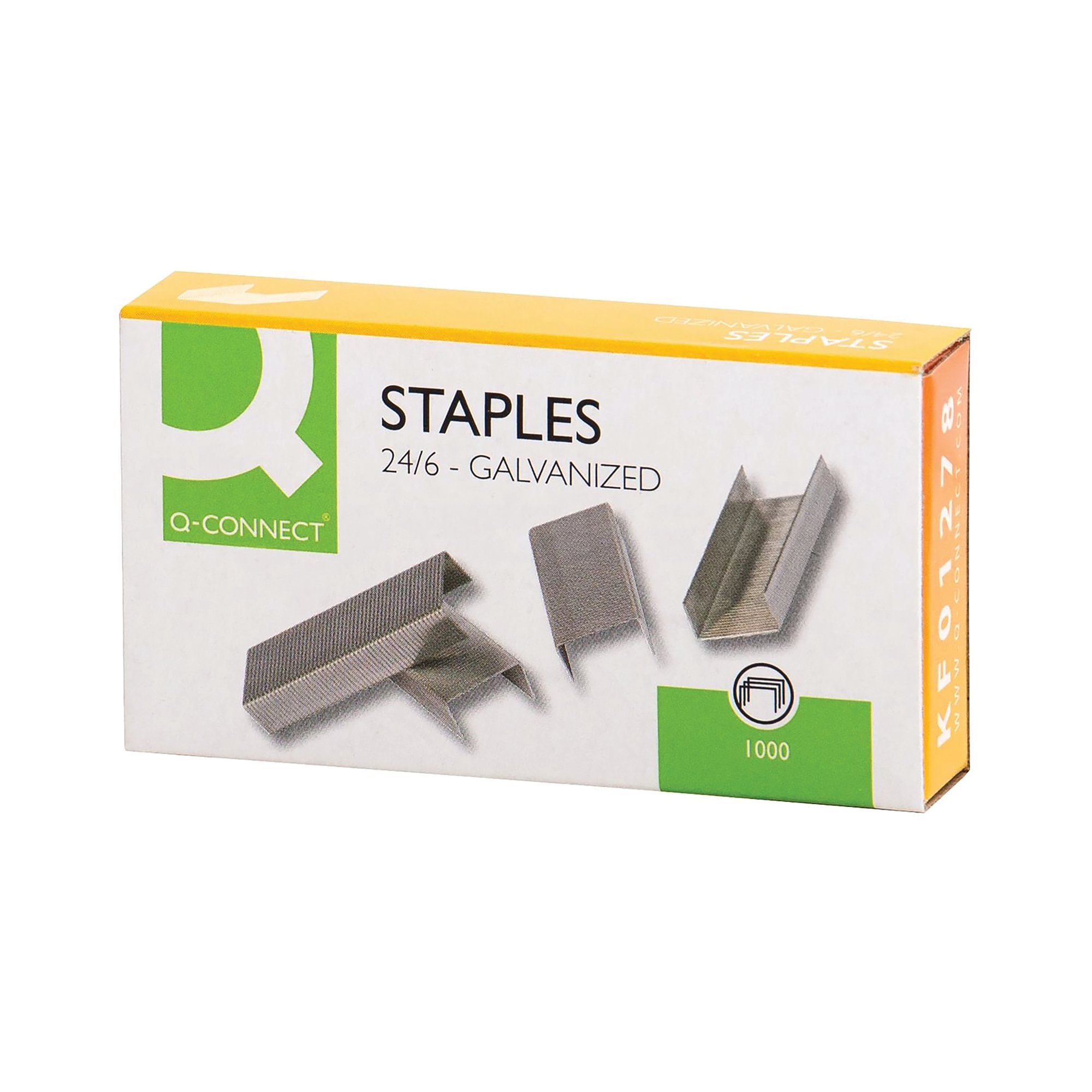 Q-CONNECT 24/6MM STAPLES PACK 1000