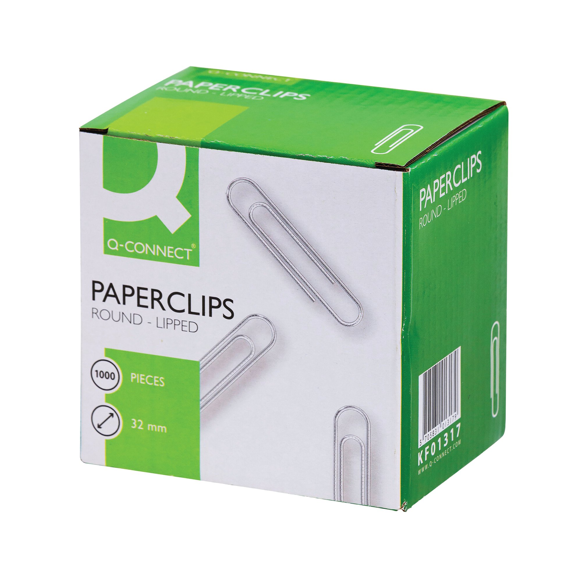 Q-CONNECT PCLIP LIPPED BOX 1000
