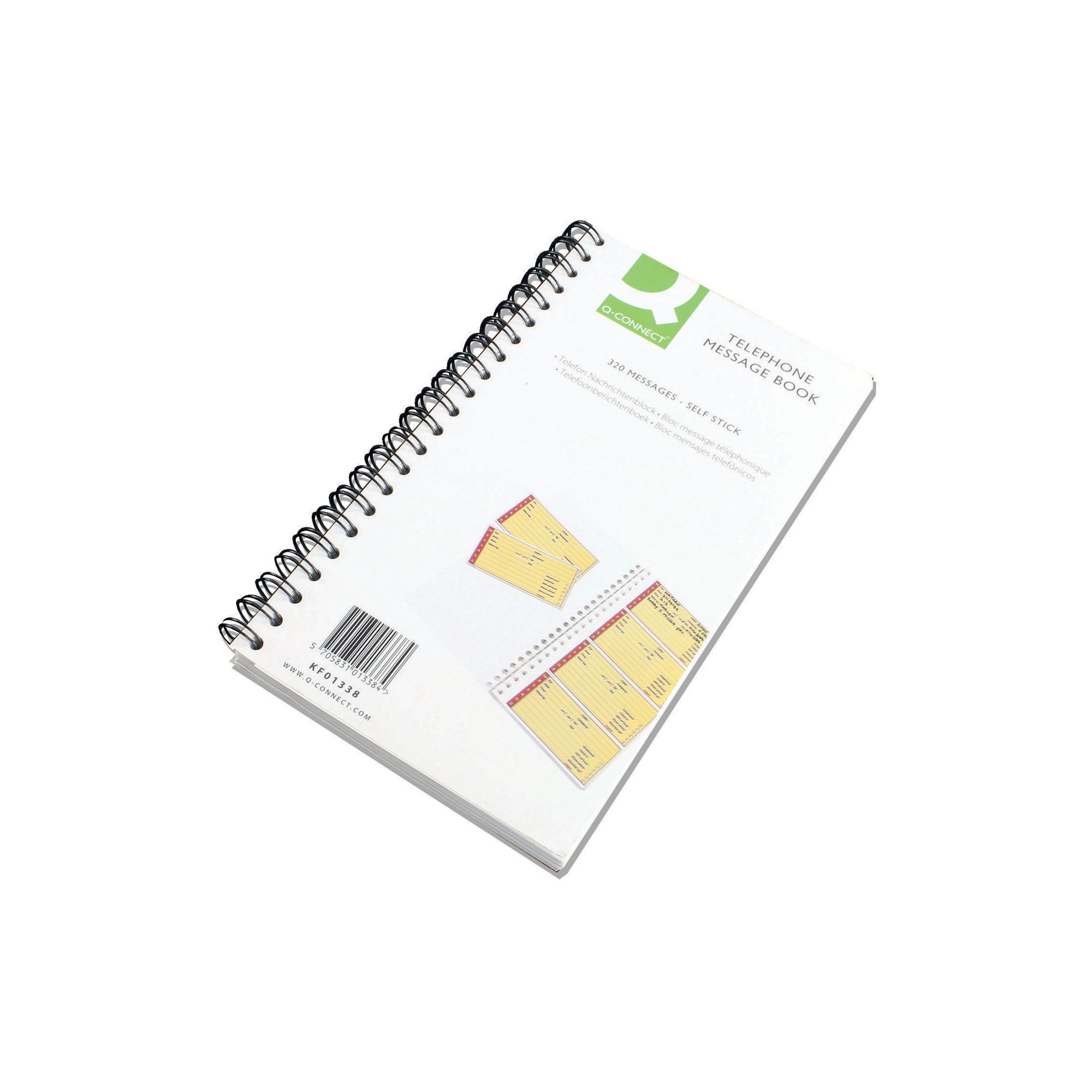 Q-CONNECT TEL MESSGE BOOK SELF STICK