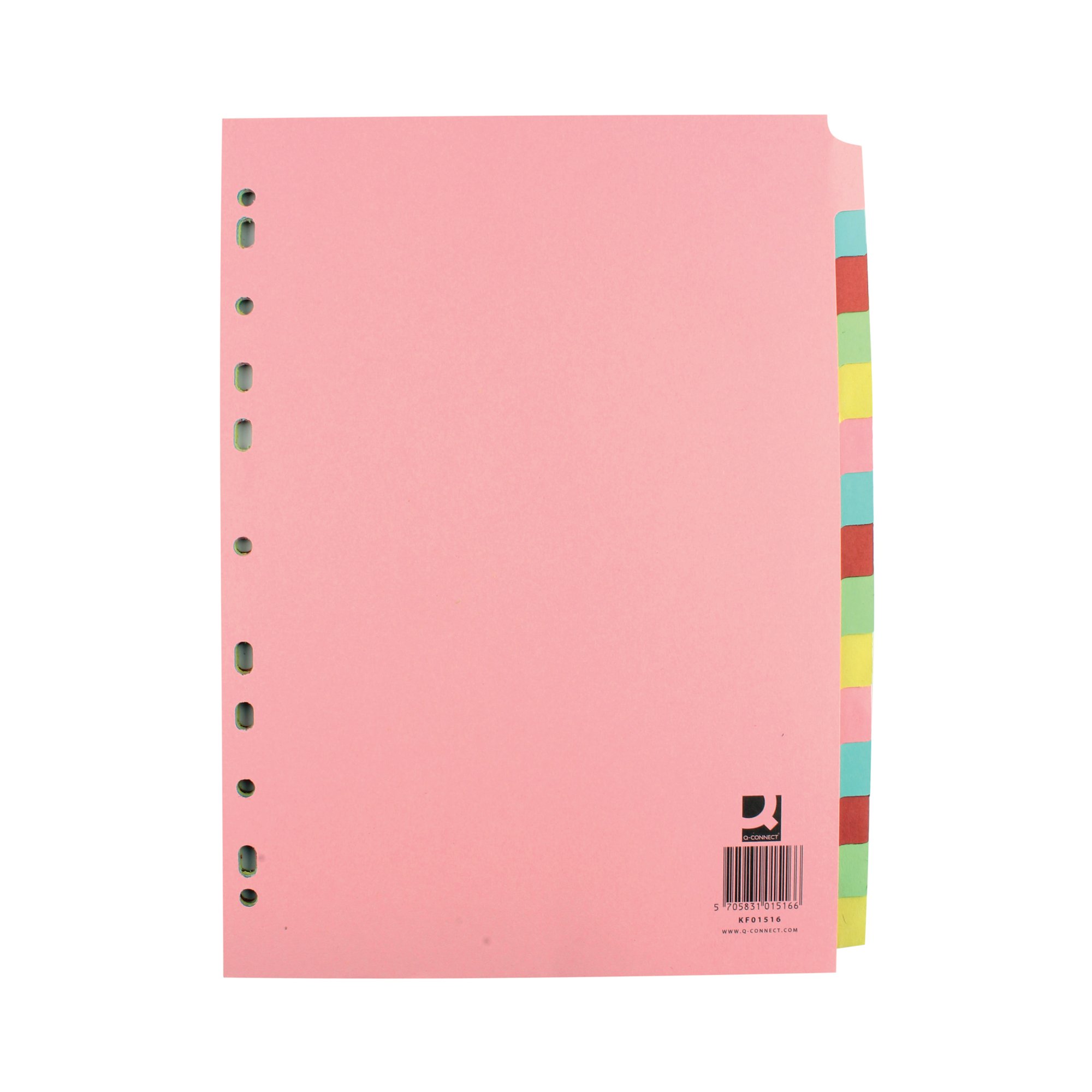 Q-CONNECT SUBJECT DIVIDER A4 15-PART