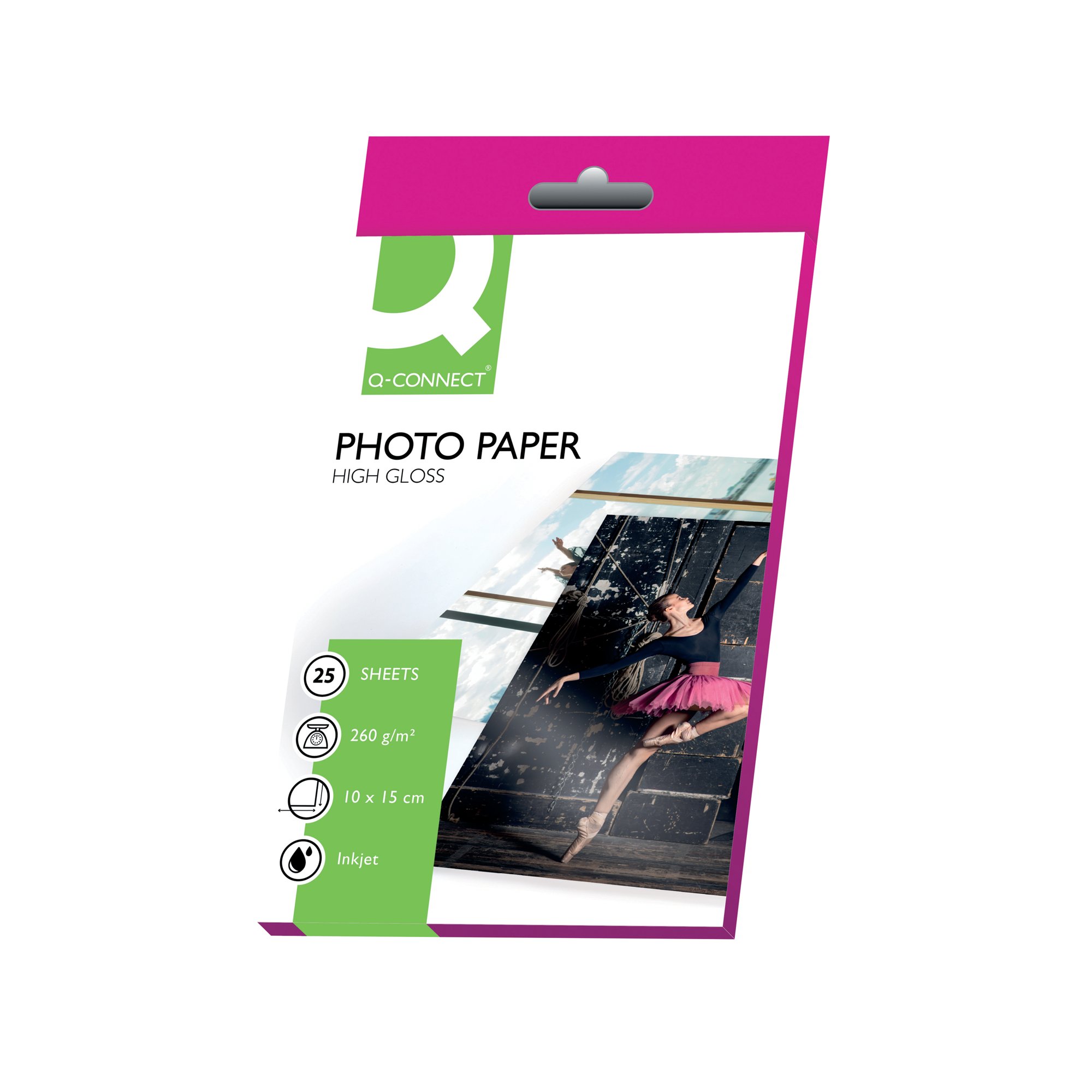 Q-CONNECT PHOTO PAPER HIGH GLOSS P25