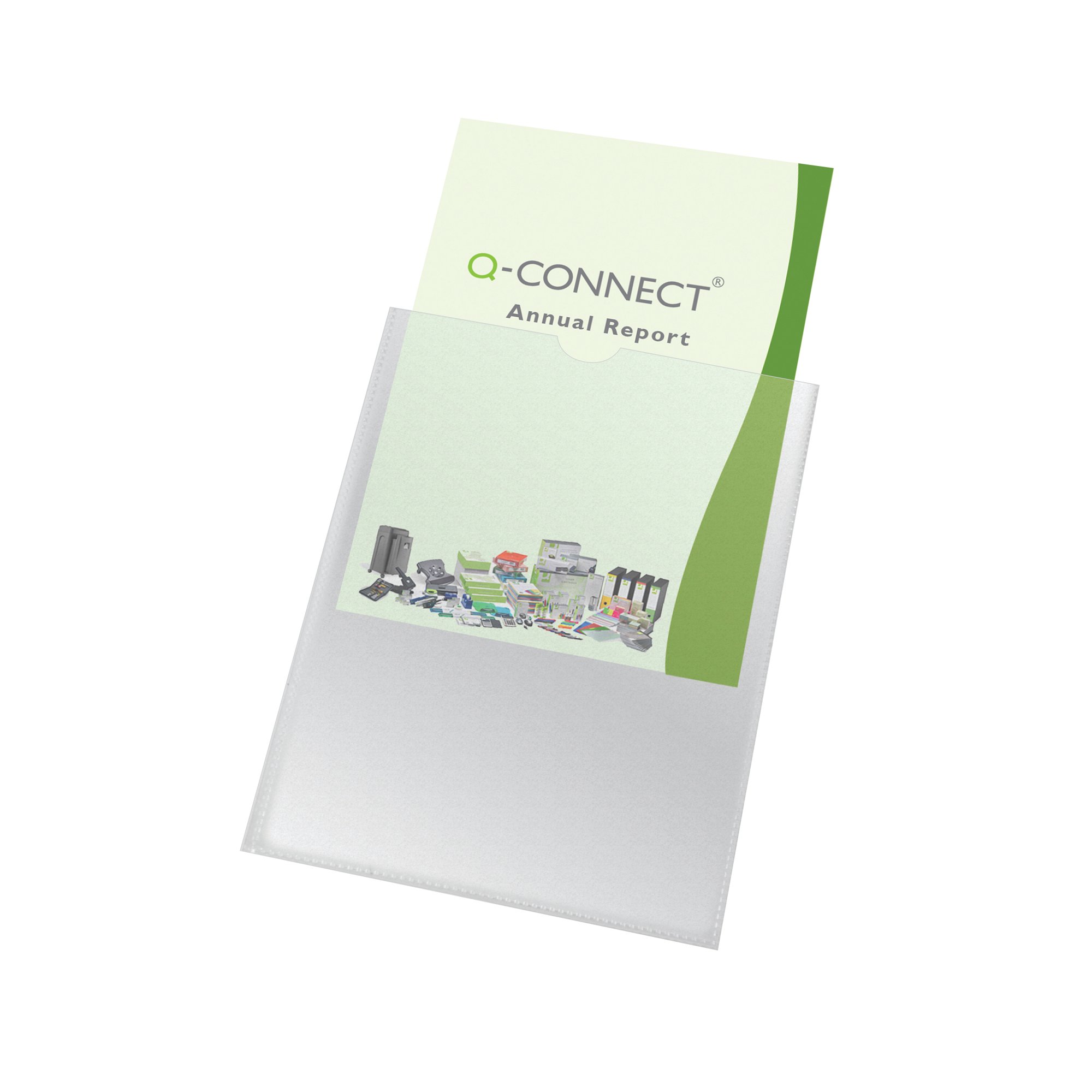 Q-CONNECT CARD HOLDER PP A4 PK100