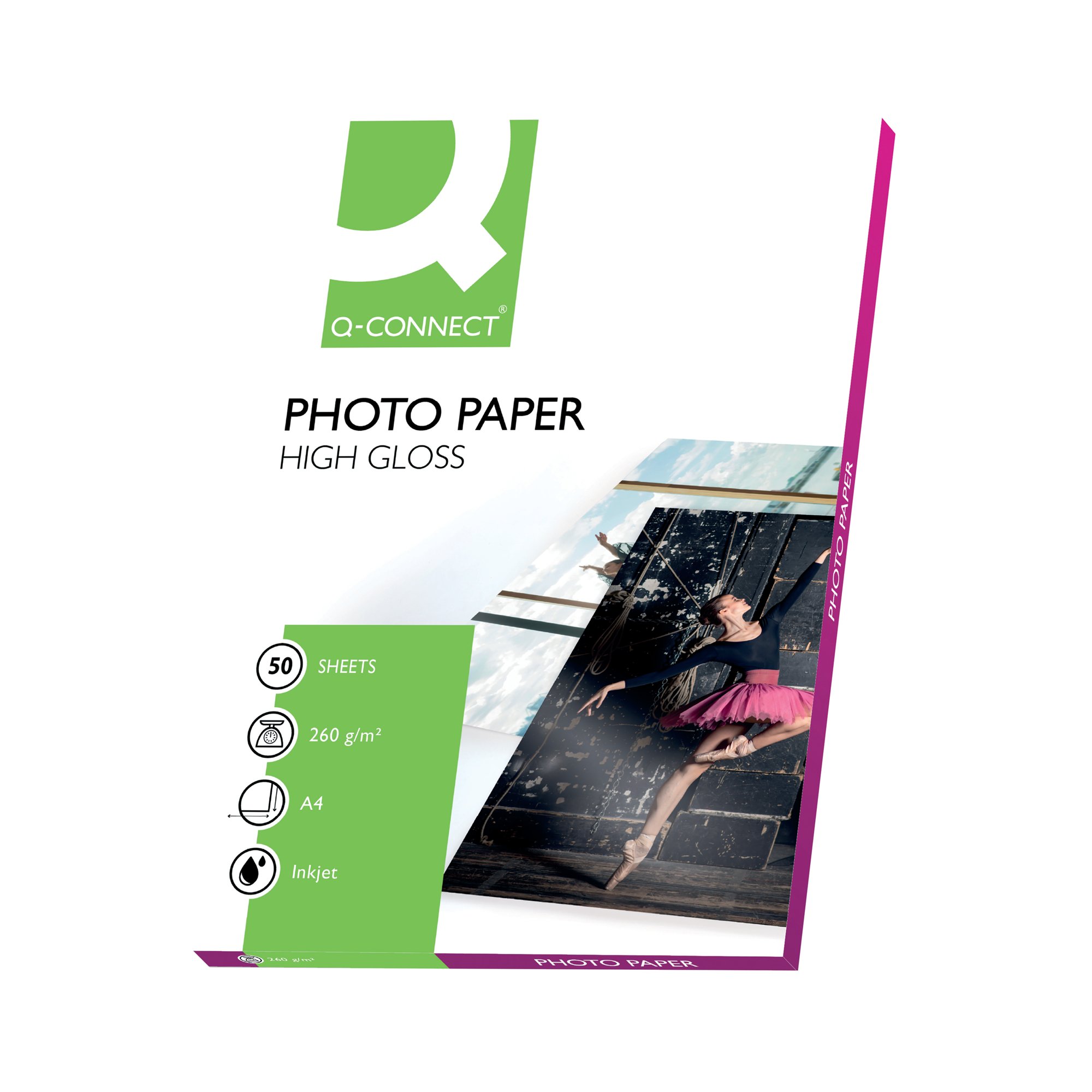 Q-CONNECT A4 HIGH GLOSS PHOTO PAPER