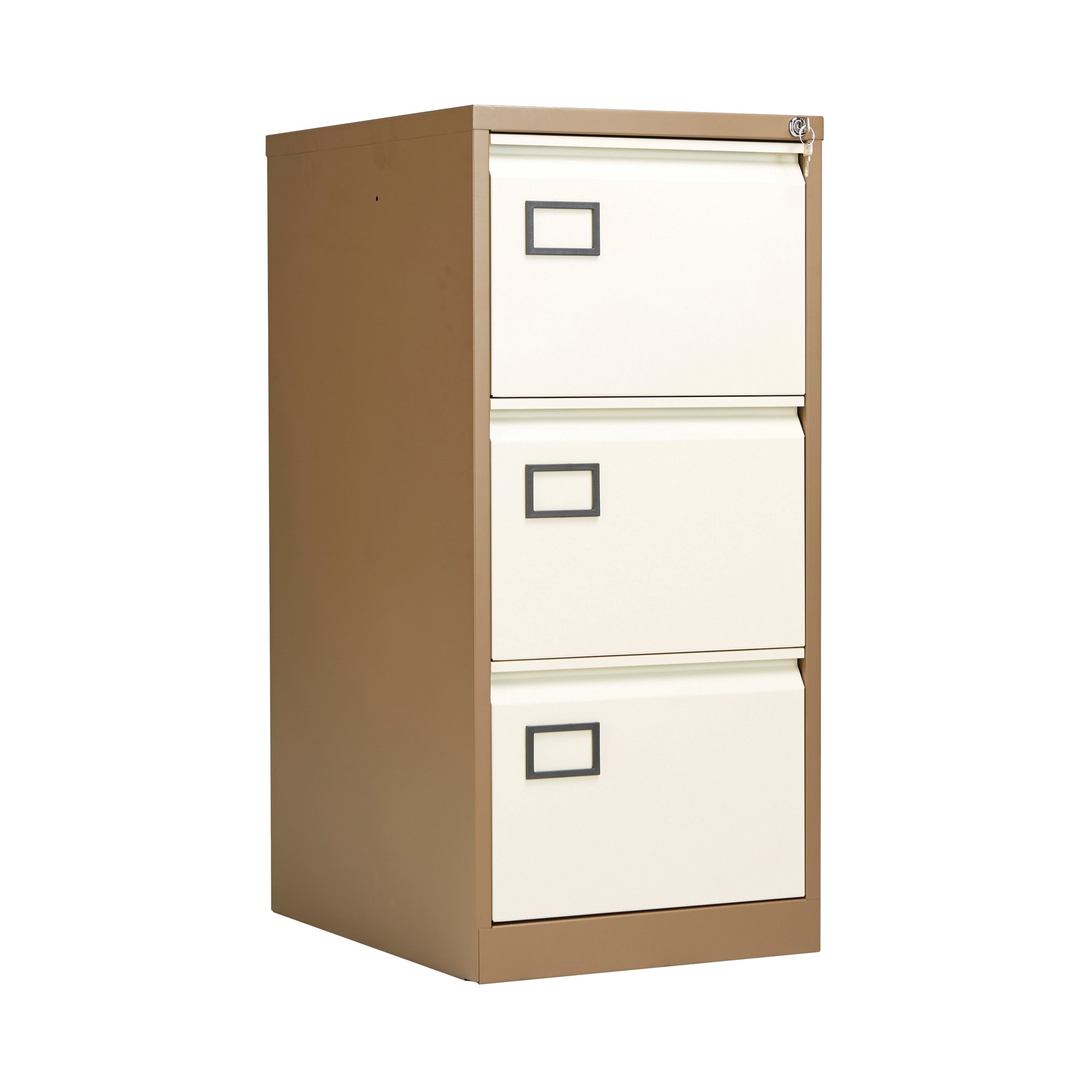 JEMINI 3 DRW FILING CAB COFFEE/CREAM