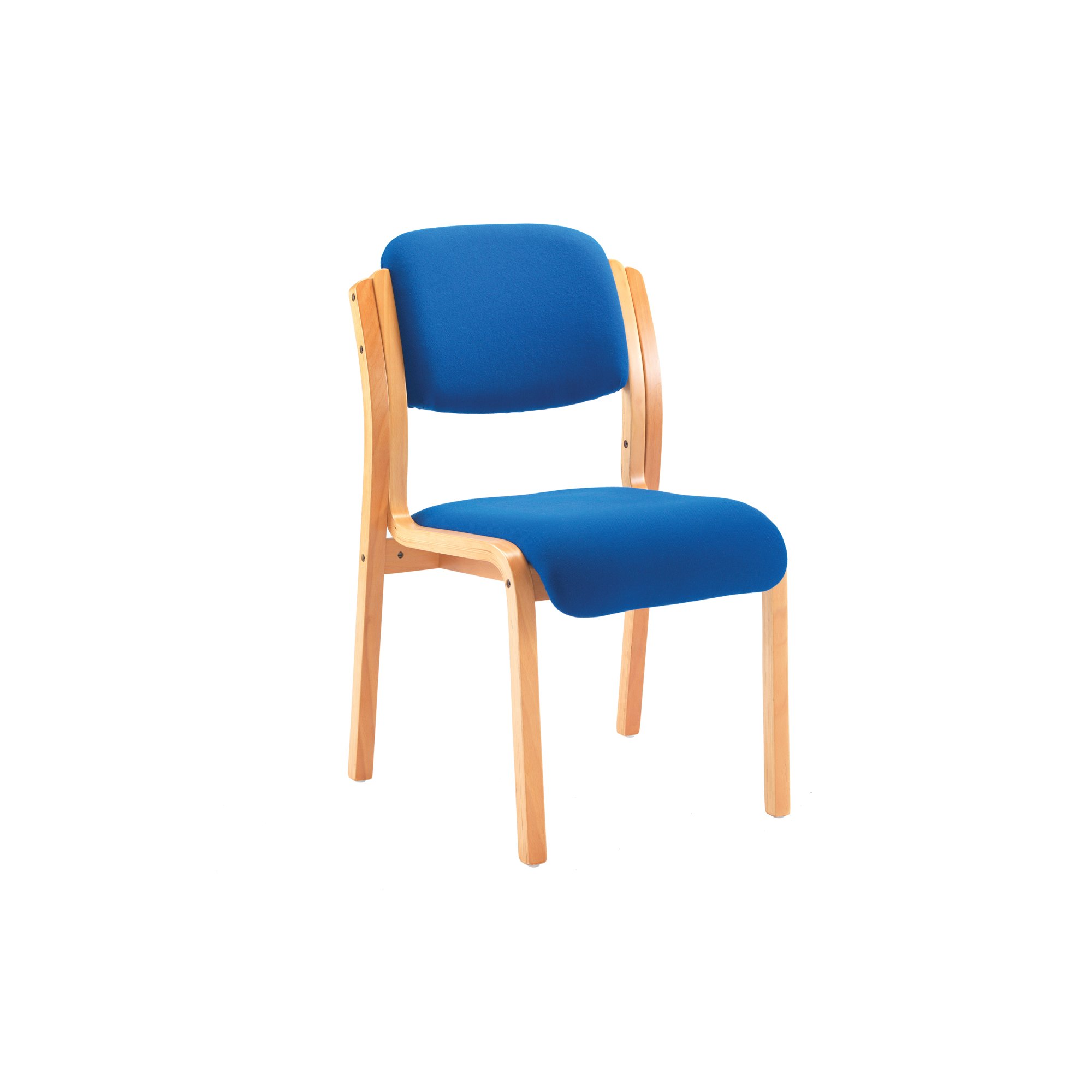 JEMINI WOOD FRAME SIDE CHAIR BLUE