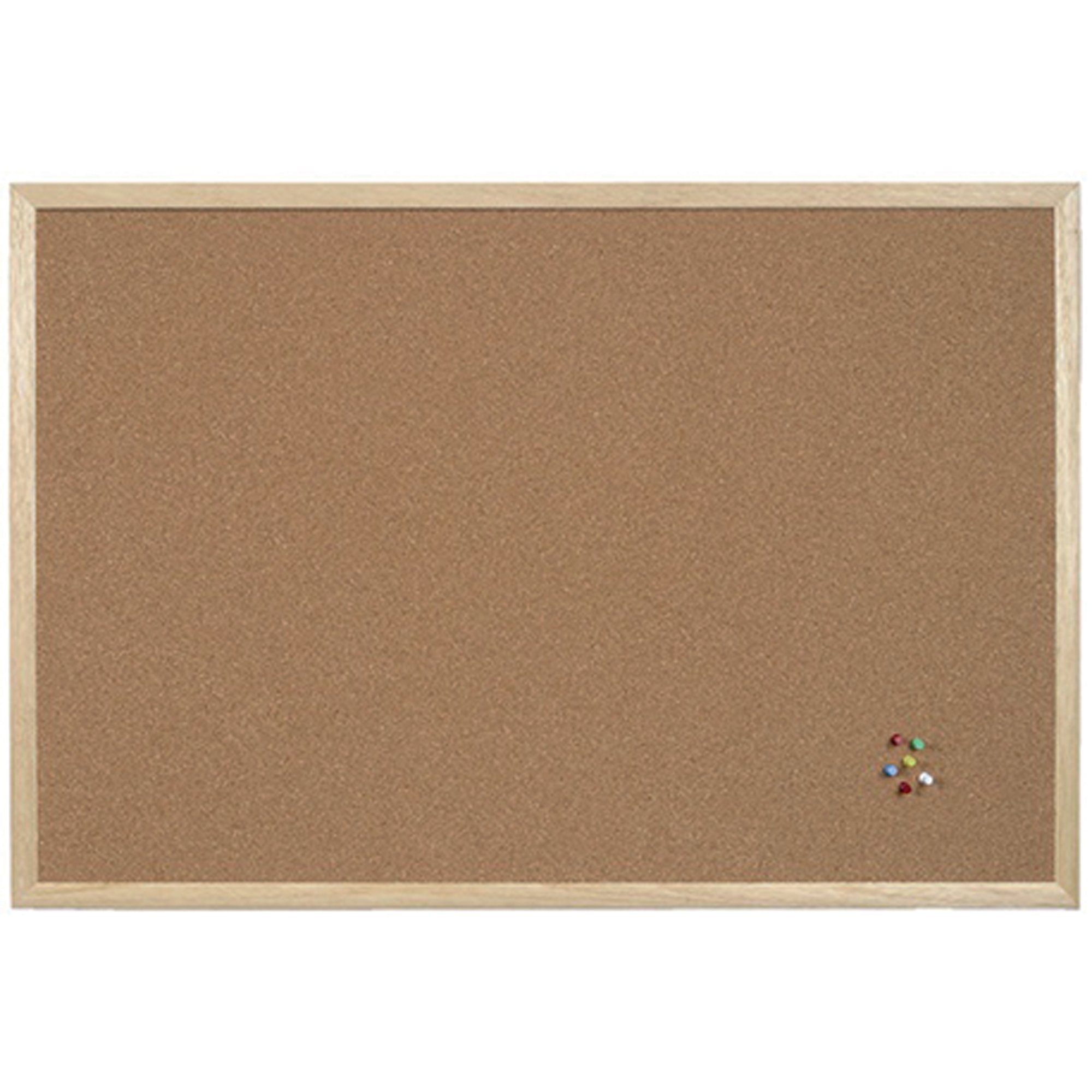 Q-CONNECT CORK BOARD WOODEN FRAME