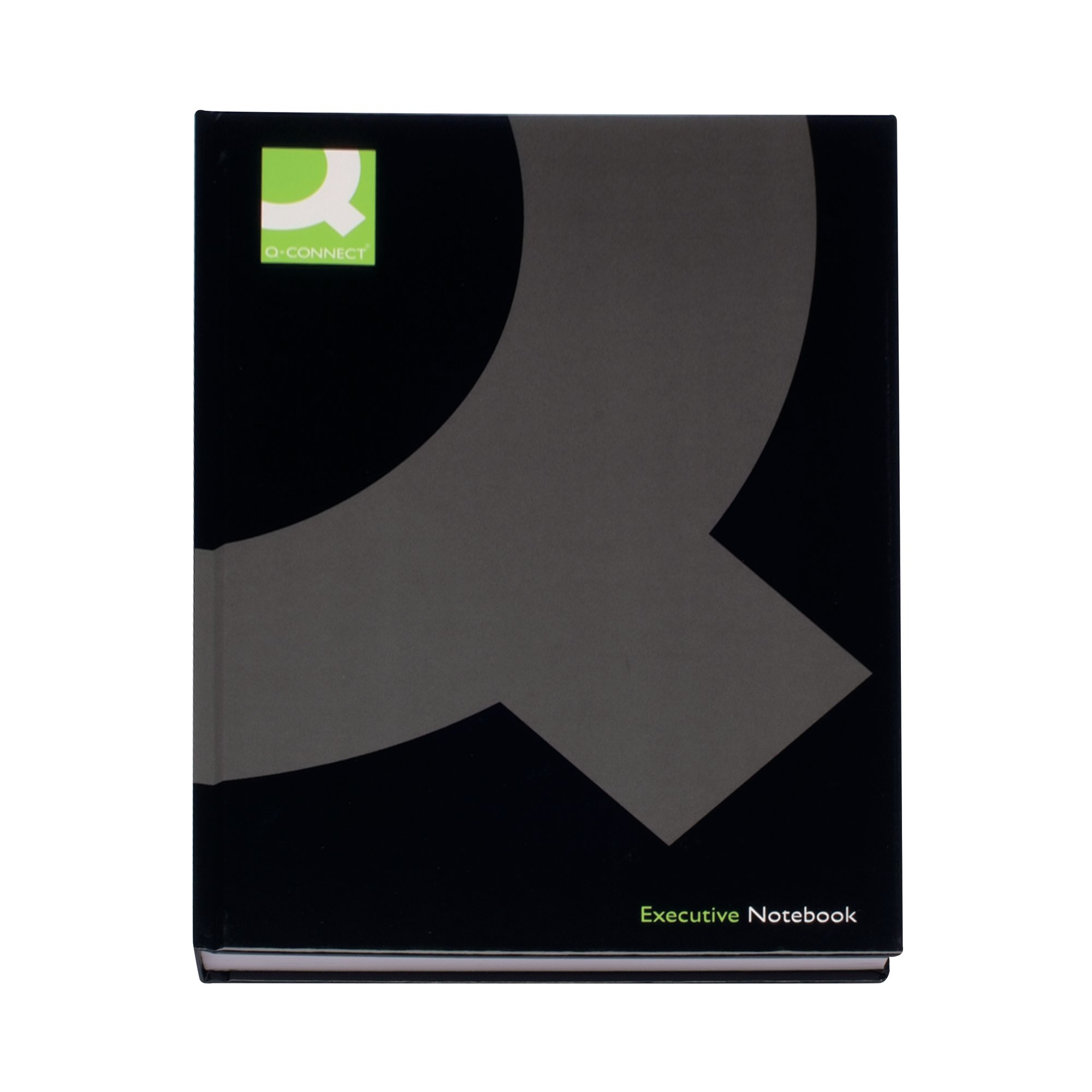 QCONNECT CASEBOUND A4 HB BLACK PK3