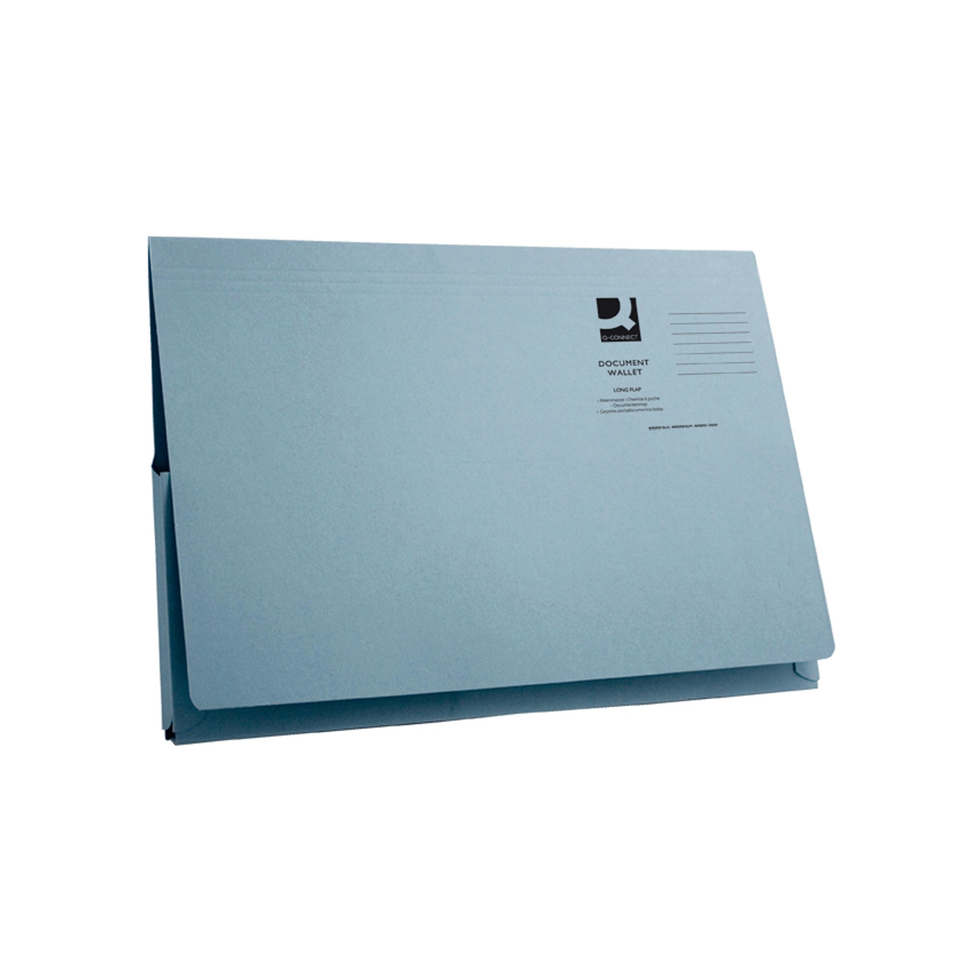 Q-CONNECT DOC WLTS 300GSM BLUE PK50