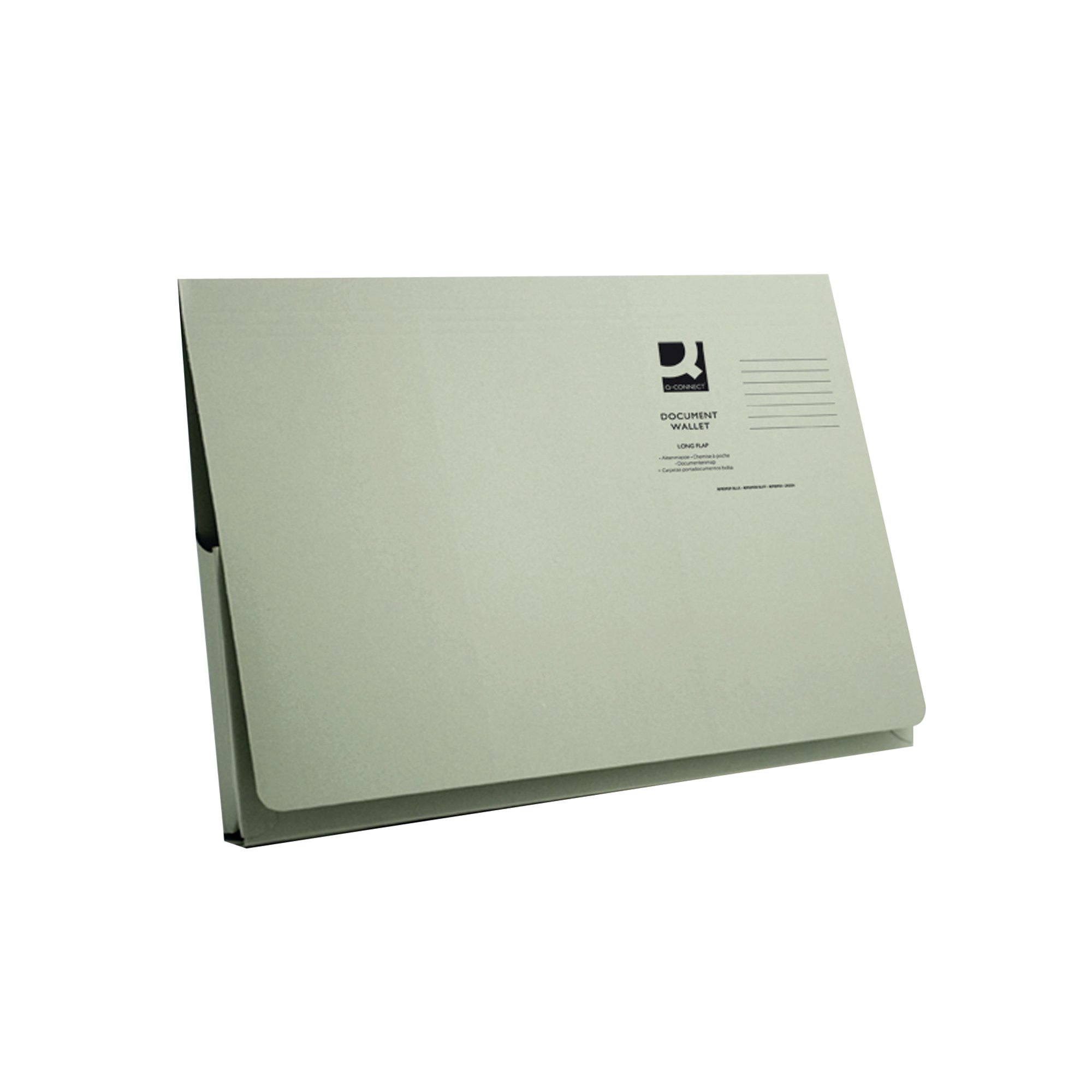 Q-CONNECT DOC WLTS 300GSM GRN PK50