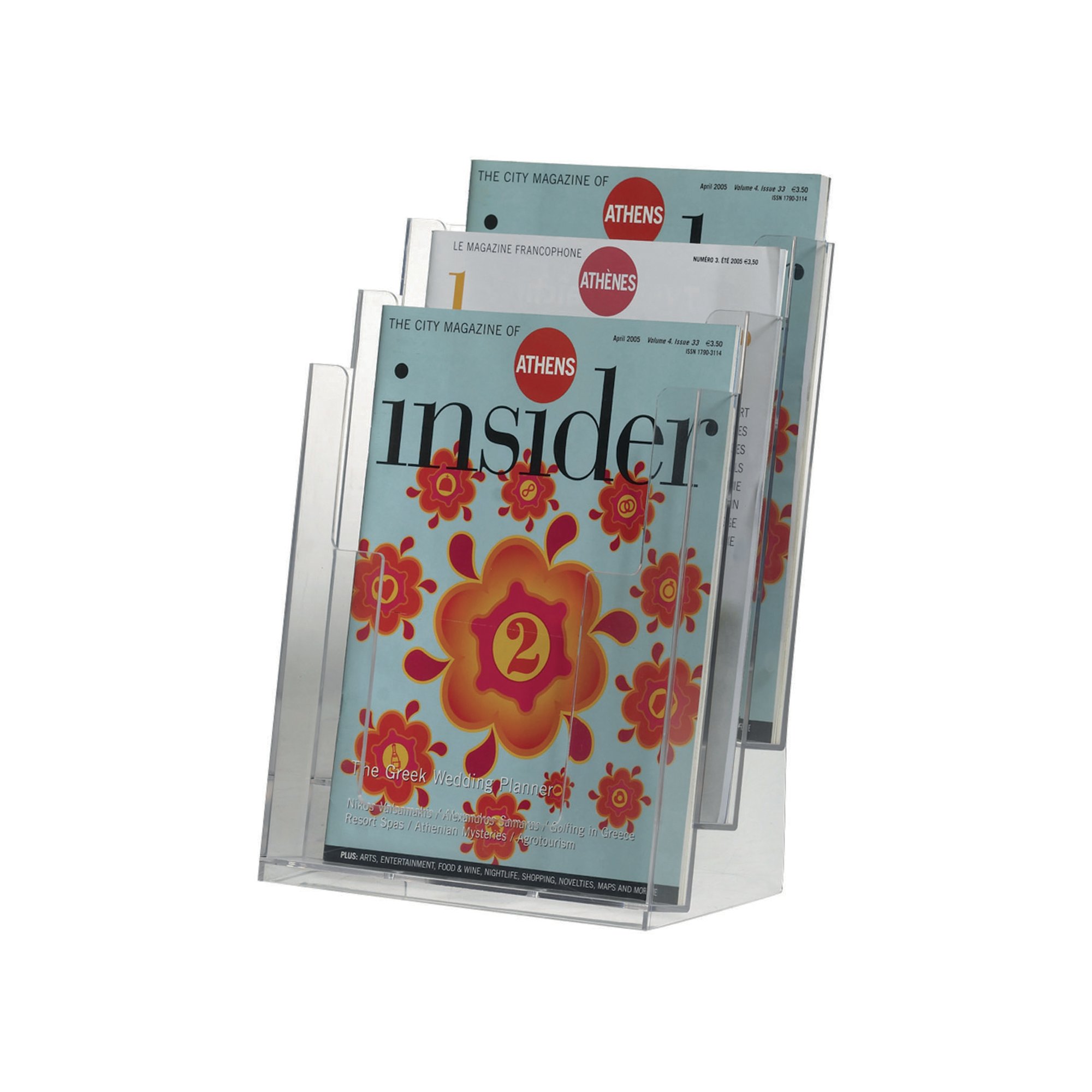 Q-CONNECT LIT HOLDER THREE POCKETS