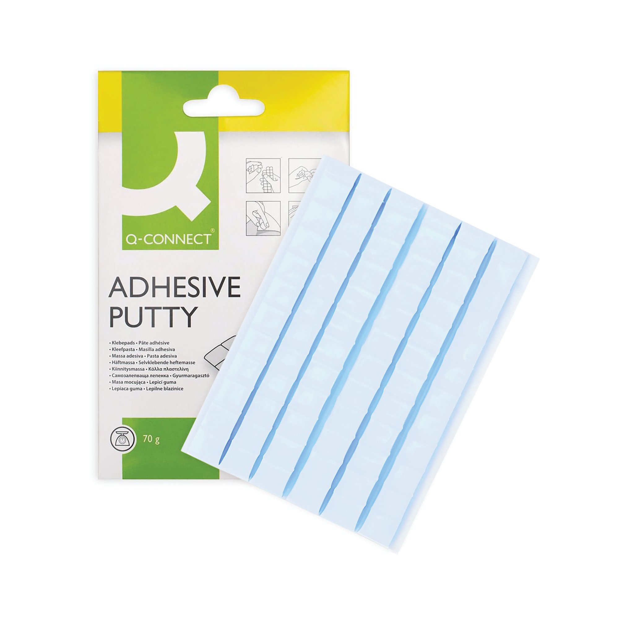 Q-CONNECT ADHESIVE PUTTY 70G