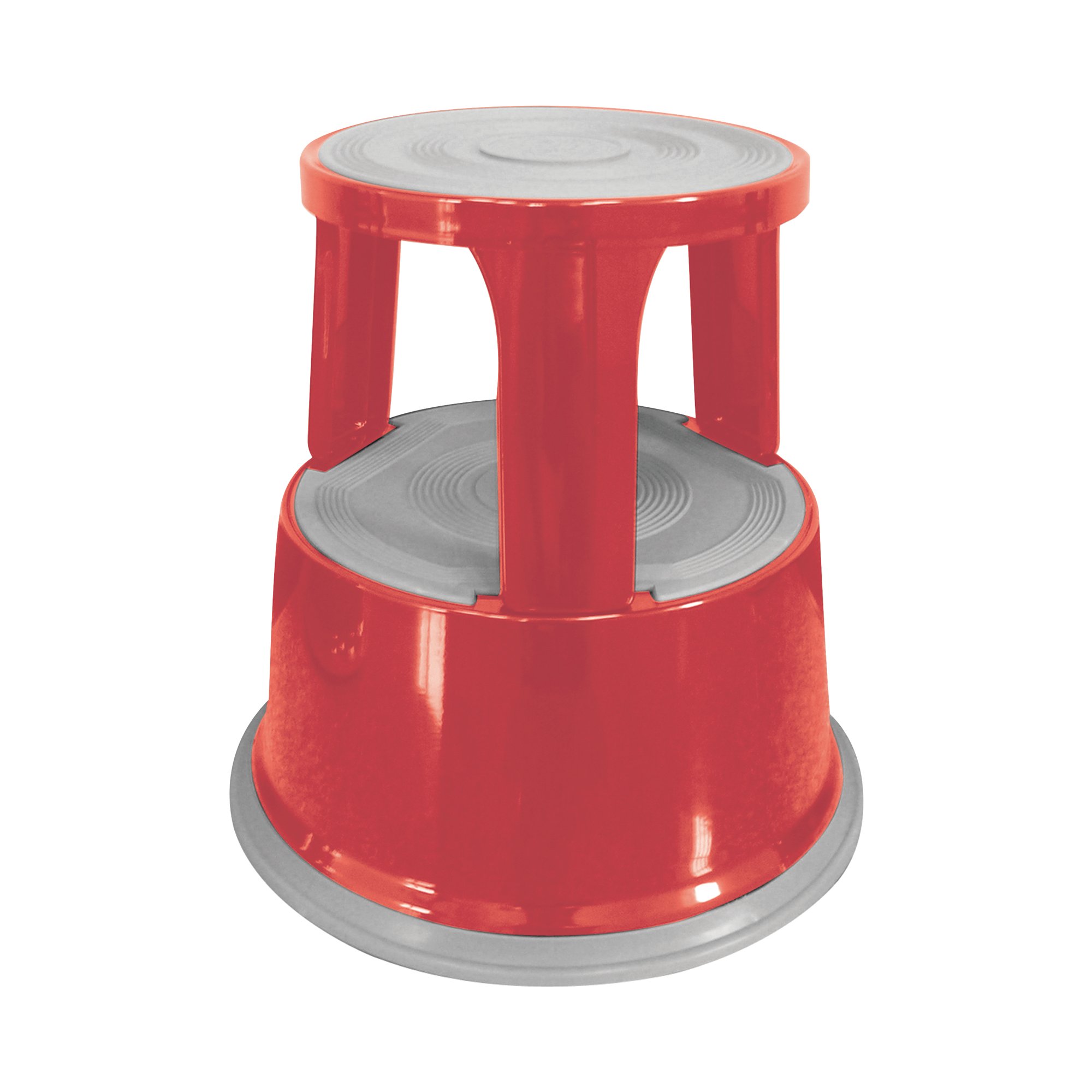 Q-CONNECT RED METAL STEP STOOL
