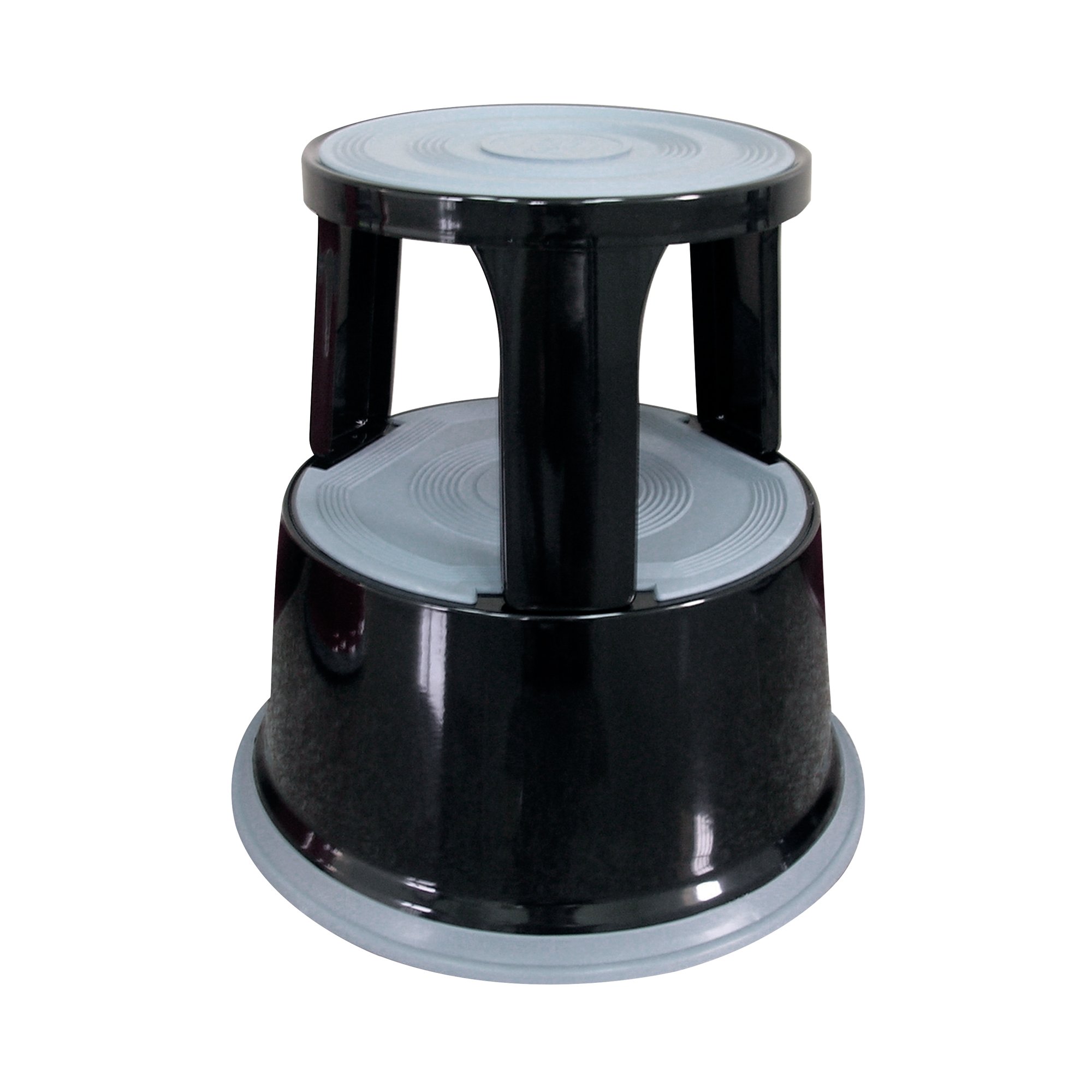 Q-CONNECT BLACK METAL STEP STOOL