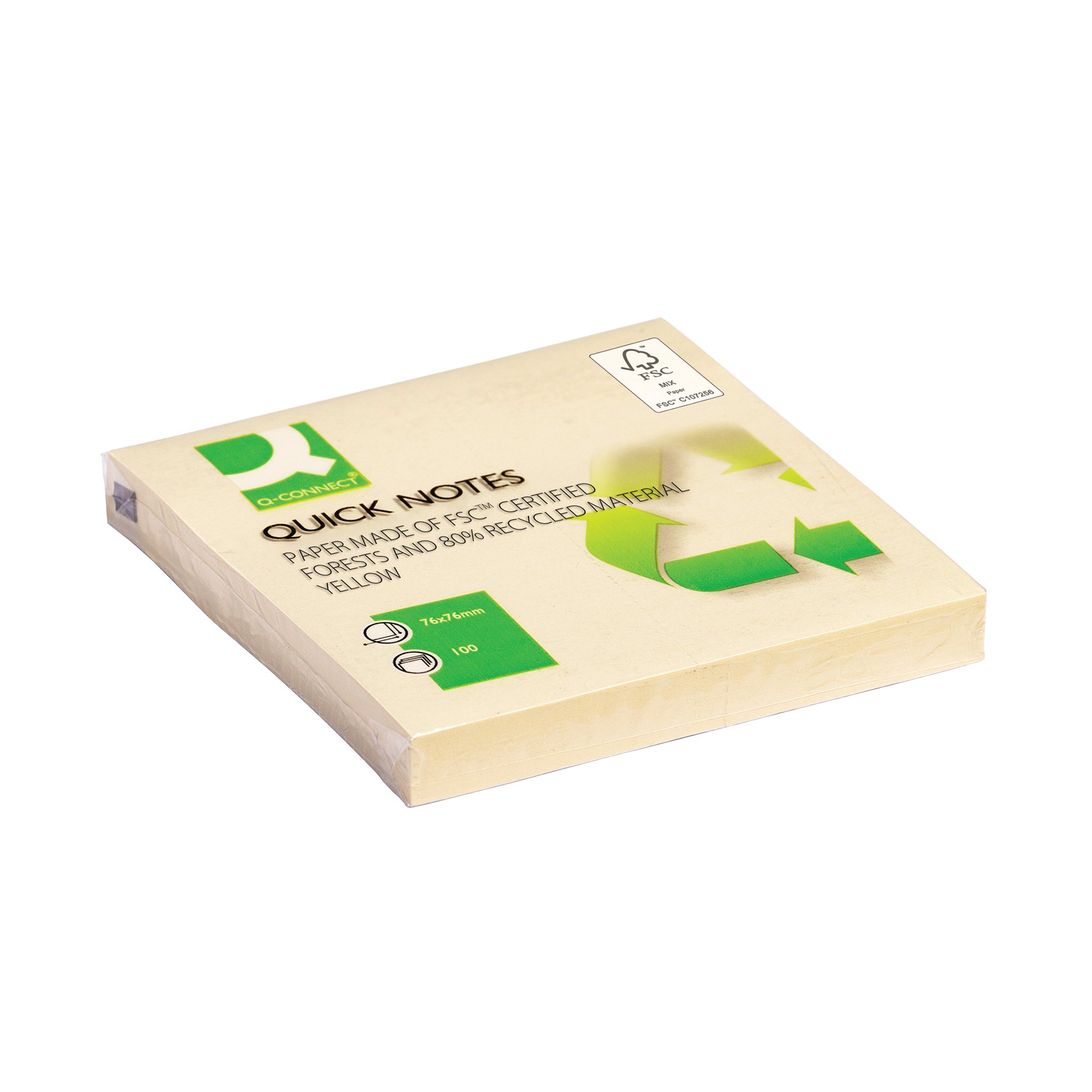 Q-CONNECT QUICK NOTES 76X76MM PK12