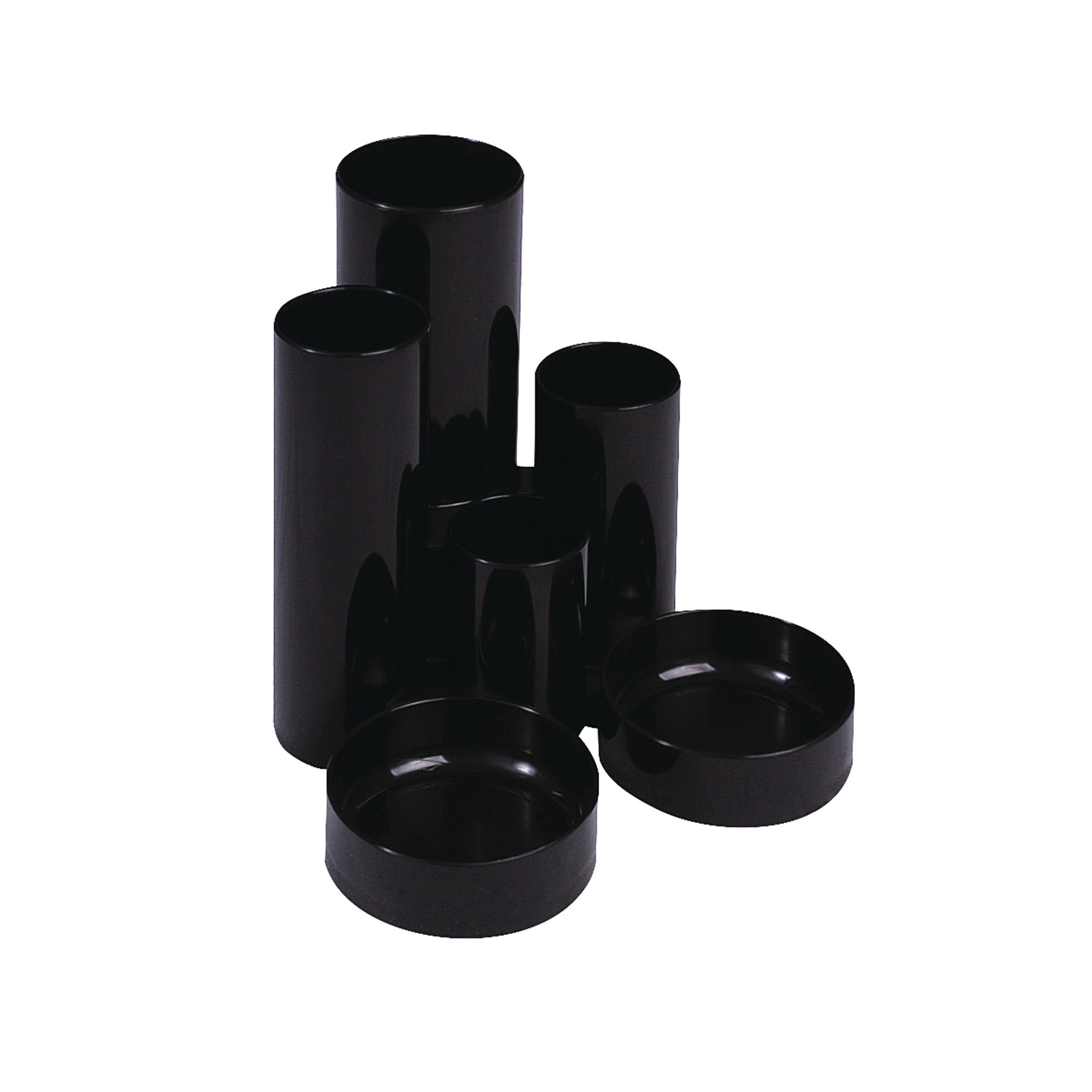 Q-CONNECT TUBE DESK TIDY BLACK