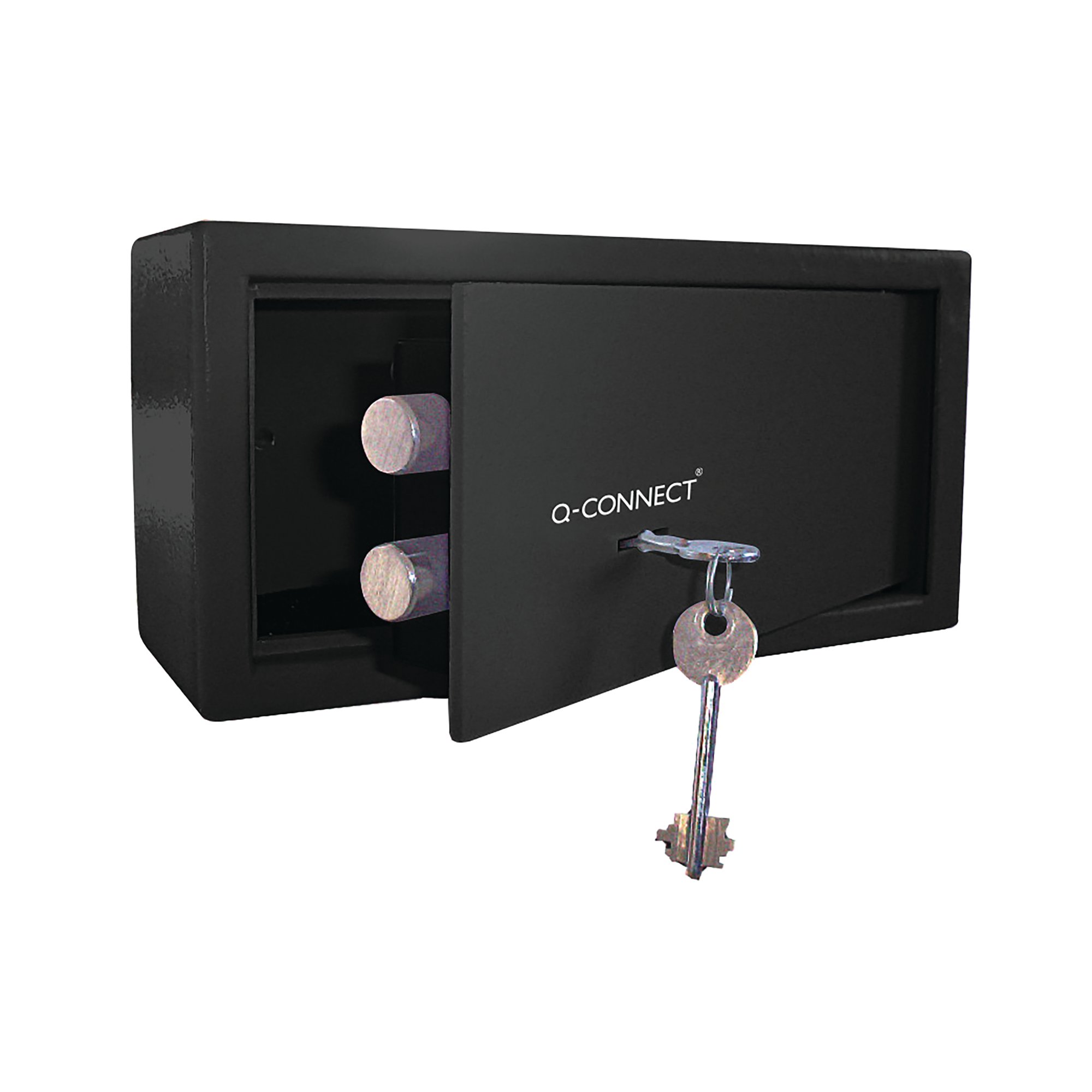 Q-CONNECT KEY-OPERATED SAFE 6L BLK