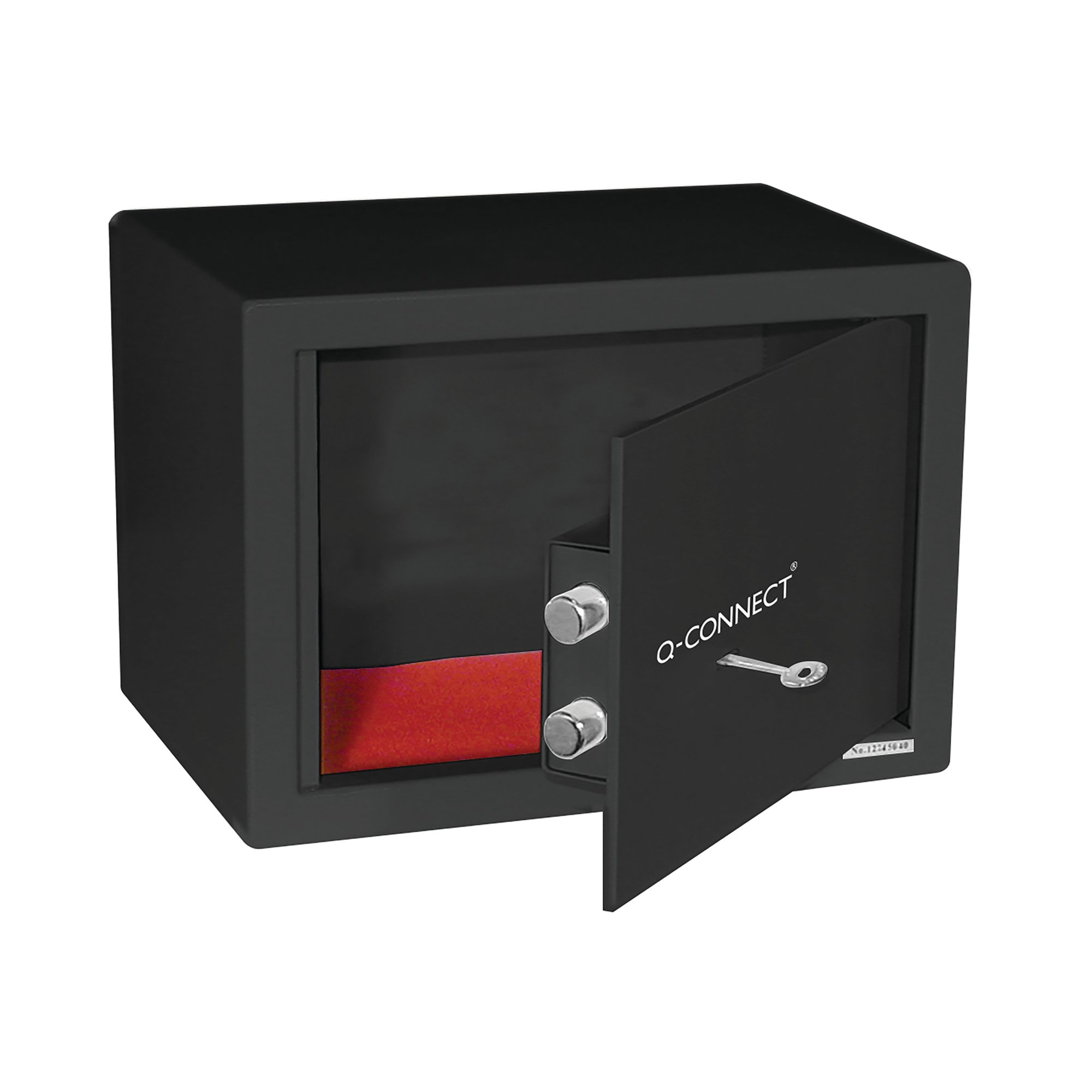 Q-CONNECT KEY-OPERATED SAFE 10L BLK