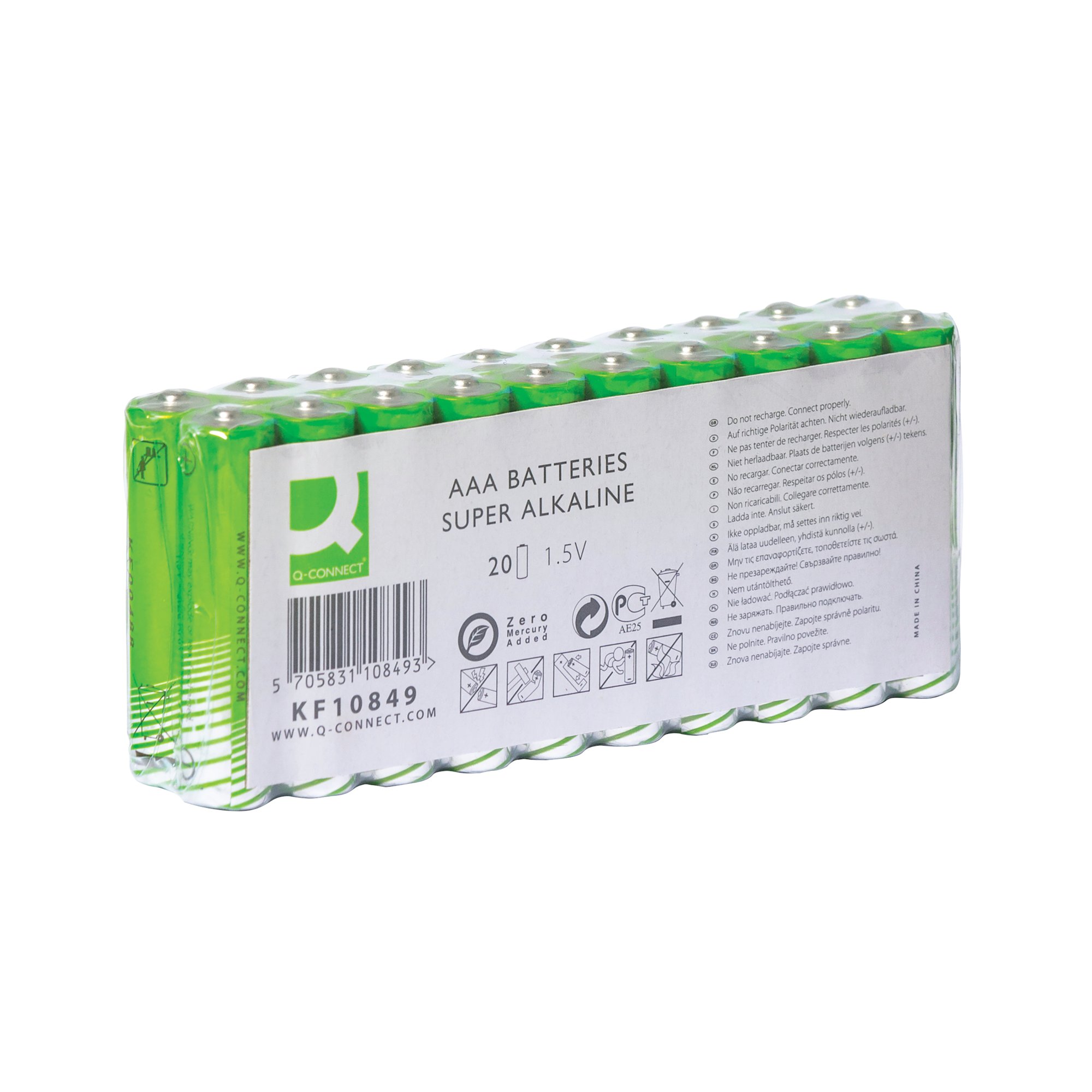 Q-CONNECT BATTERY AAA ECONOMY PK20