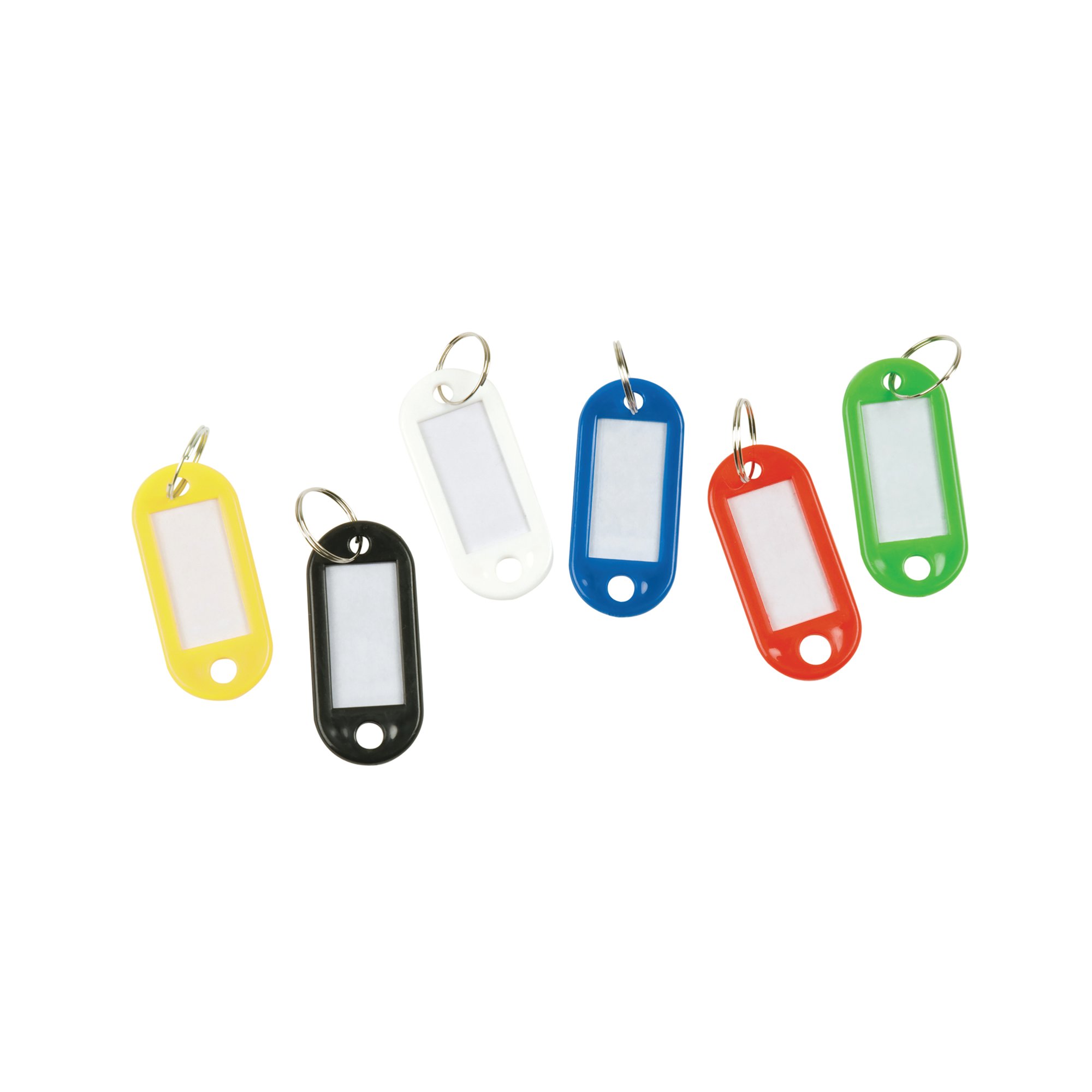 Q-CONNECT KEY FOB 2 HOLES AST PK240