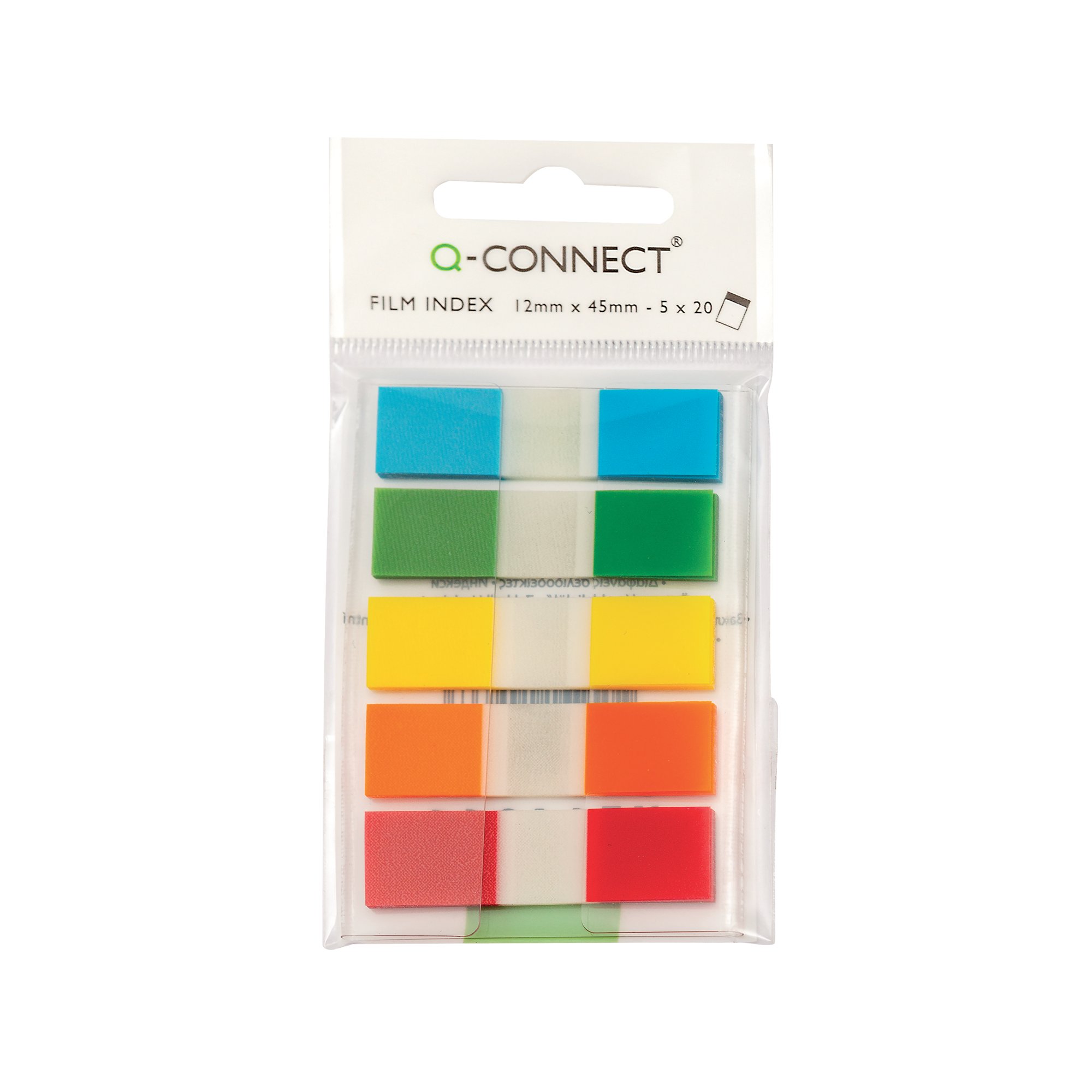Q-CONNECT PAGE MKR 1/2IN AST PK100