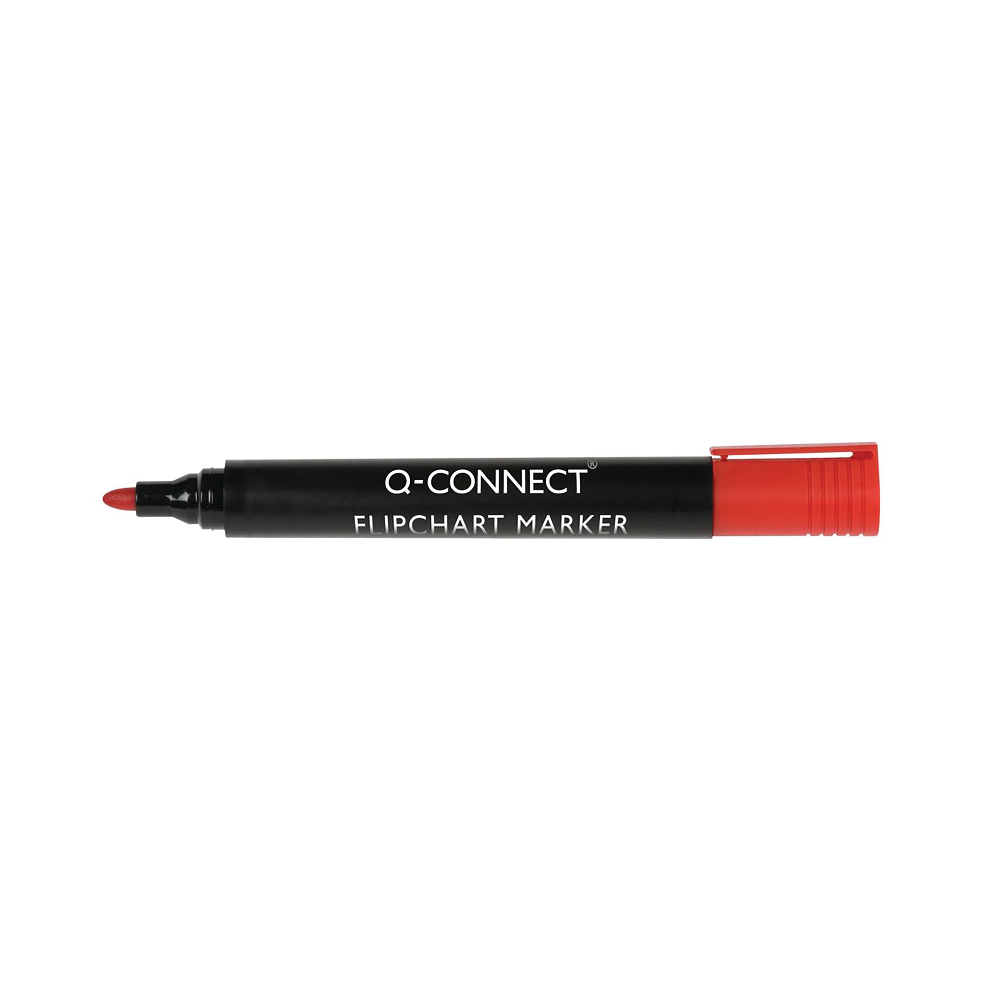 FLIPCHART MARKER BULLET 2MM RED PK10