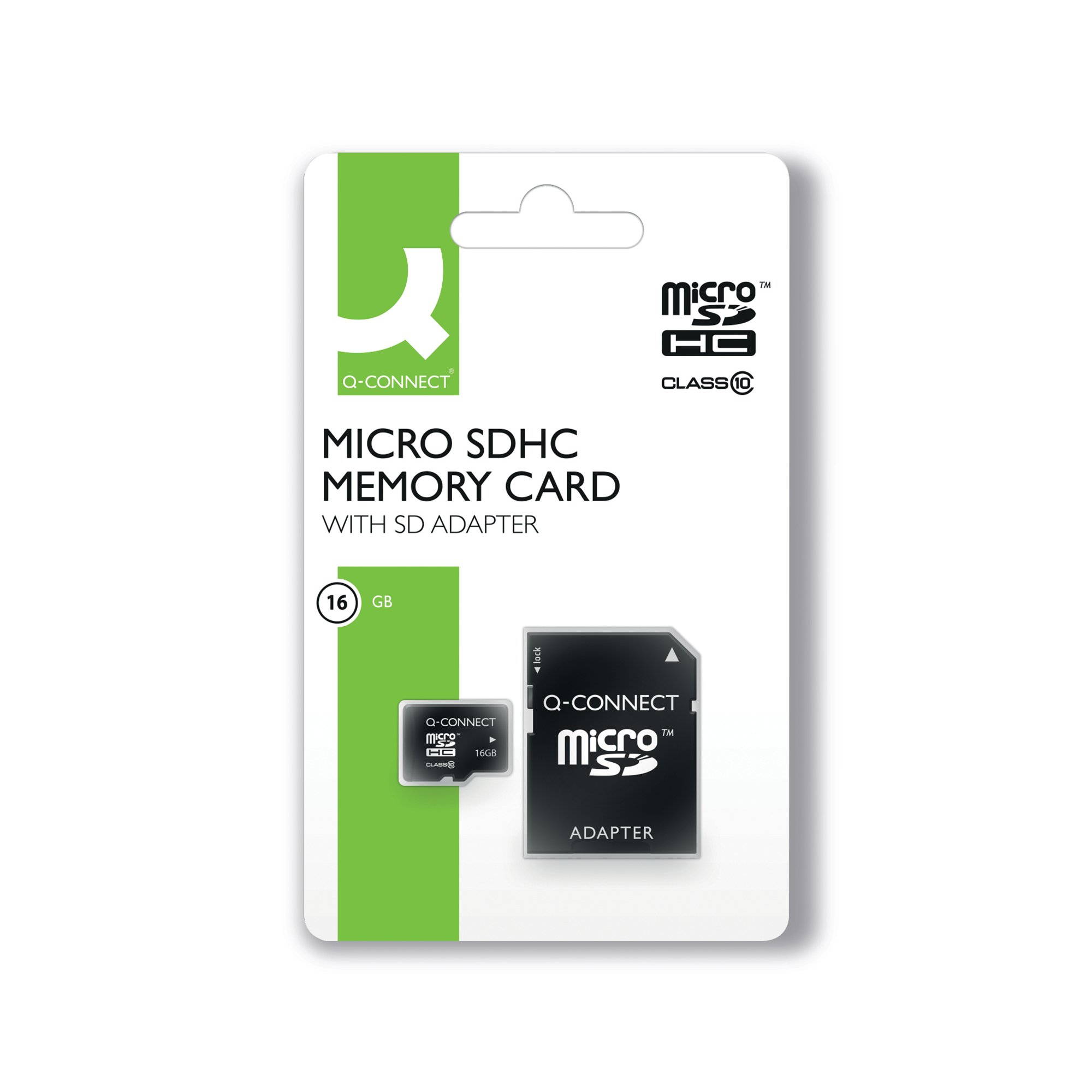 Q-CONNECT MICROSD CARD 16GB CLASS 10