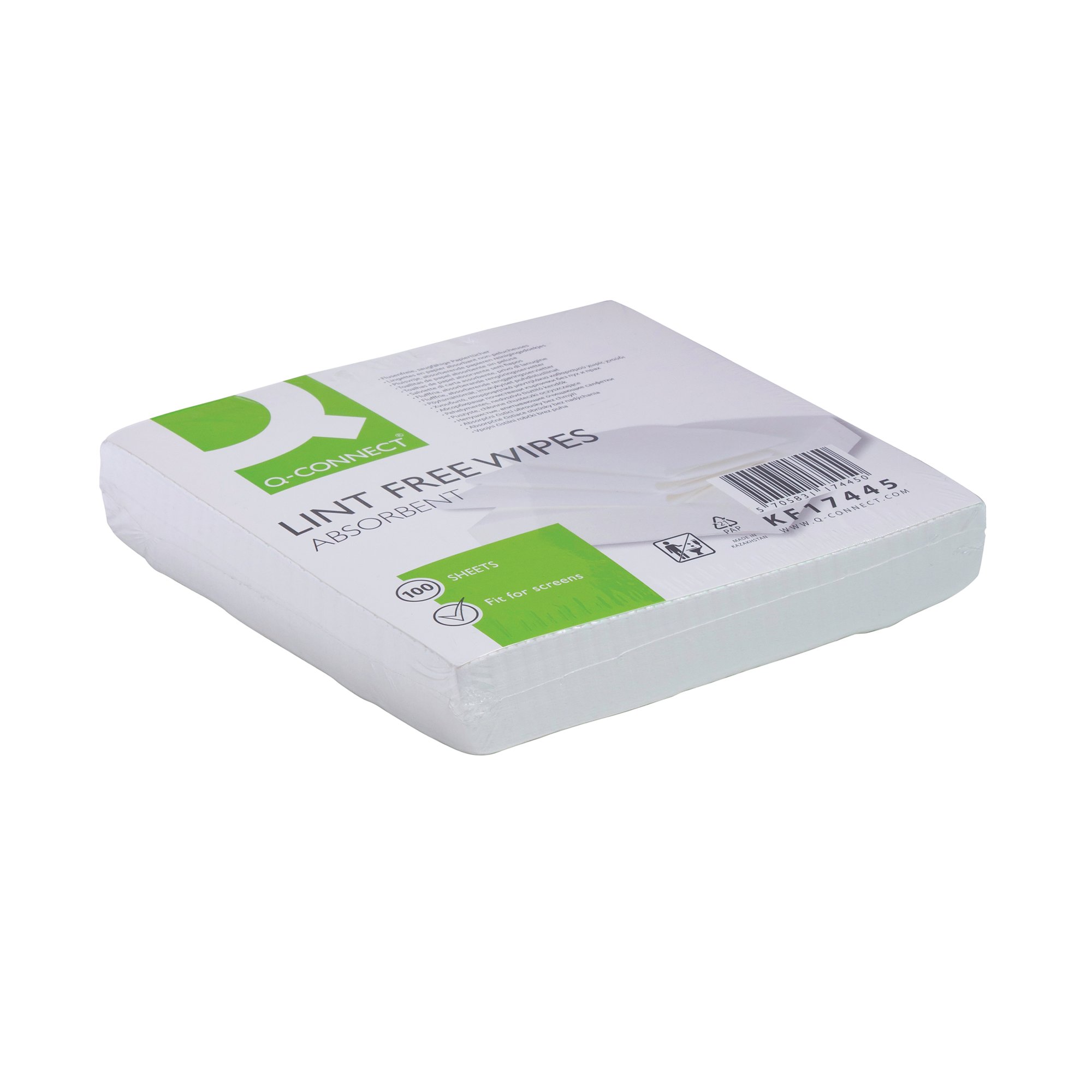 Q-CONNECT LINTFREE WIPE 200MM PK100