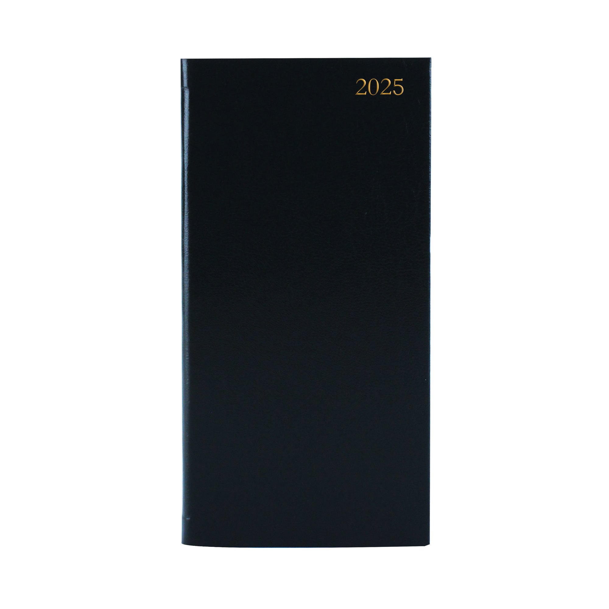 SLIM DESK DIARY PTRT WTV BLACK 2025